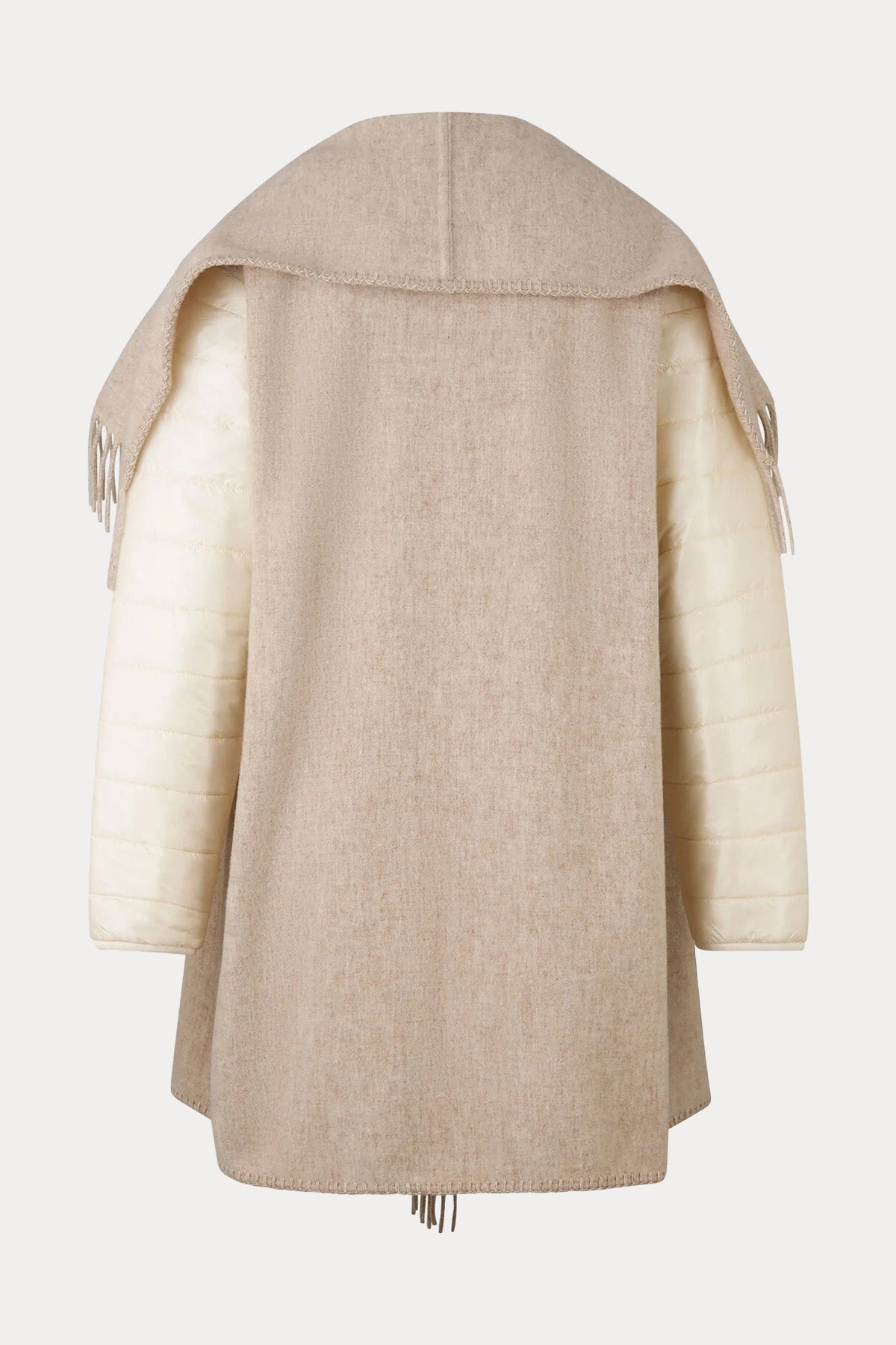 Bogner North Loose Fit Şal Yaka Puffer Yün Ceket