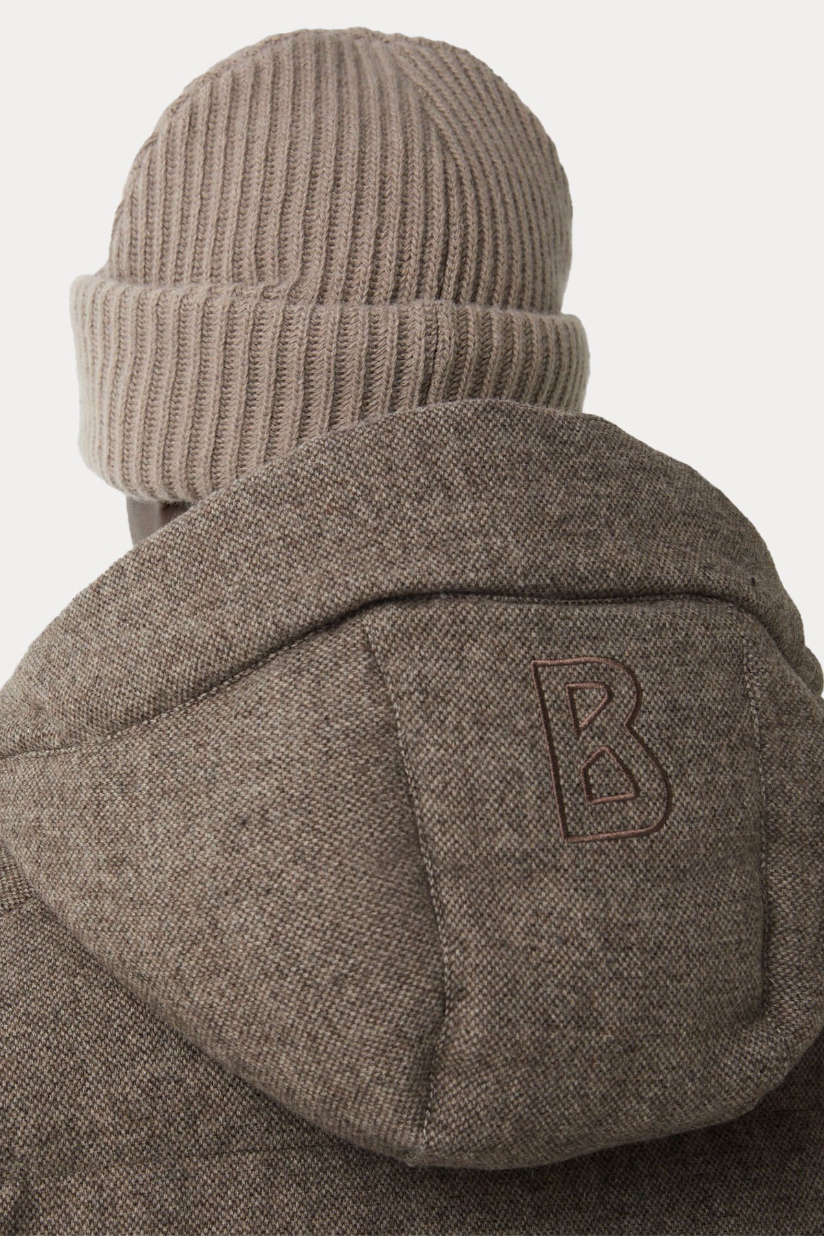 Bogner Jamy Regular Fit Kapüşonlu Yün Puffer Mont