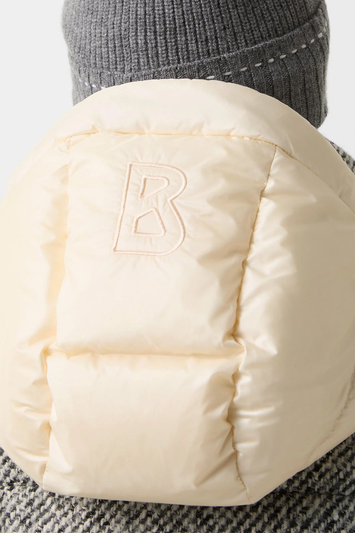 Bogner Falka Kapüşonlu İpek Yün Puffer Yelek