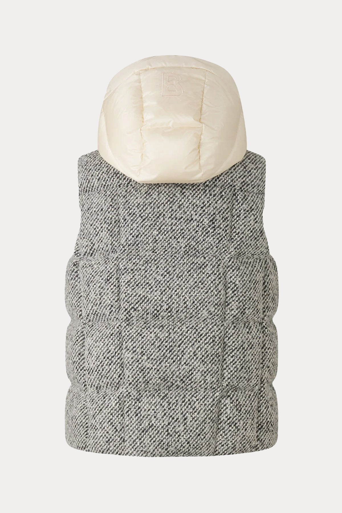 Bogner Falka Kapüşonlu İpek Yün Puffer Yelek