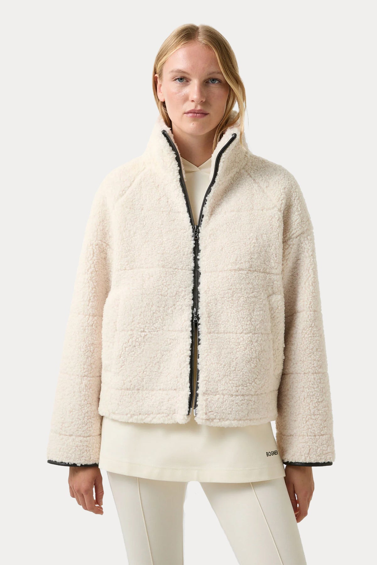 Bogner Katleen Relaxed Fit Dik Yaka Polar Ceket