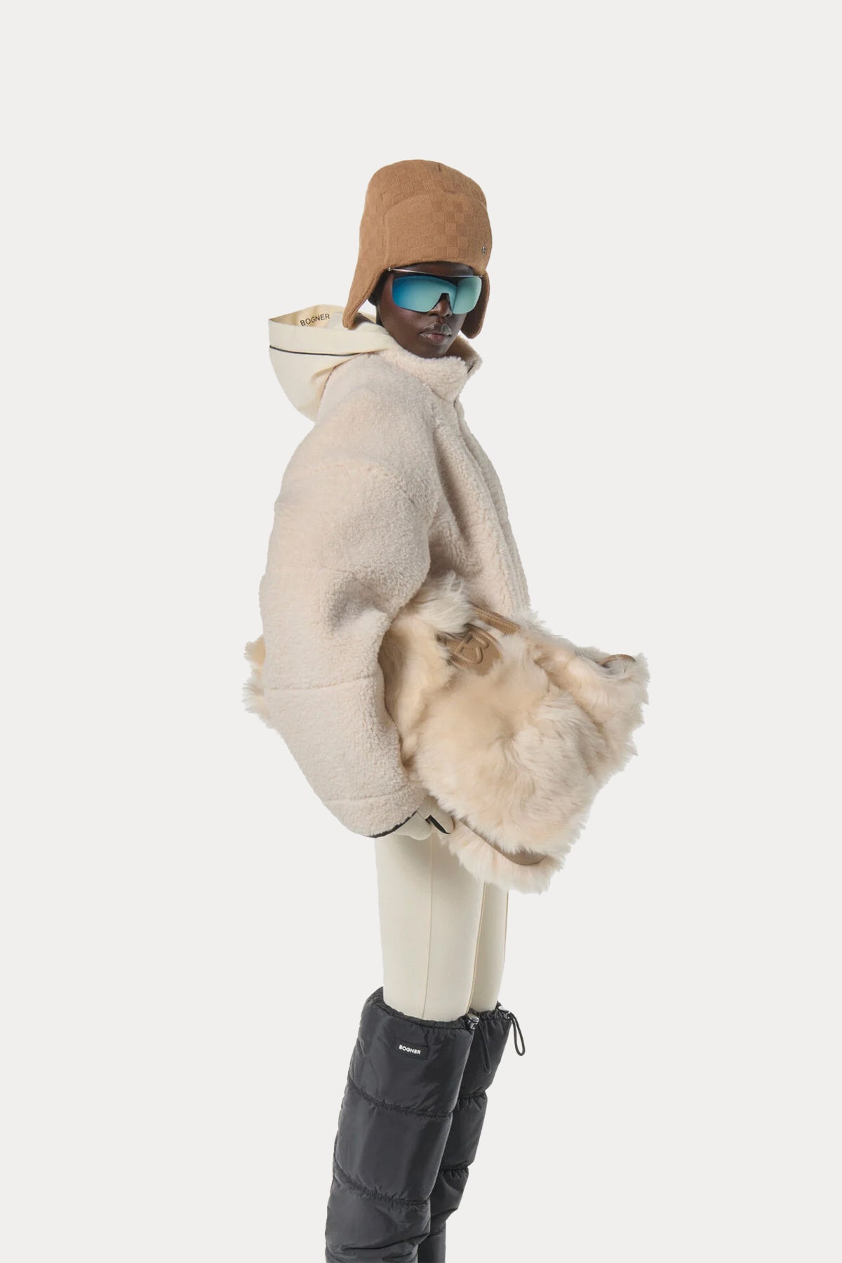 Bogner Katleen Relaxed Fit Dik Yaka Polar Ceket