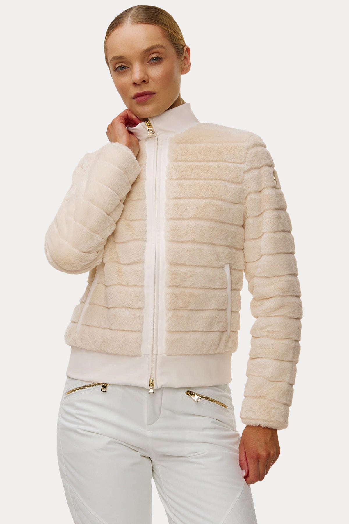 Bogner Katniss Dik Yaka Peluş Ceket