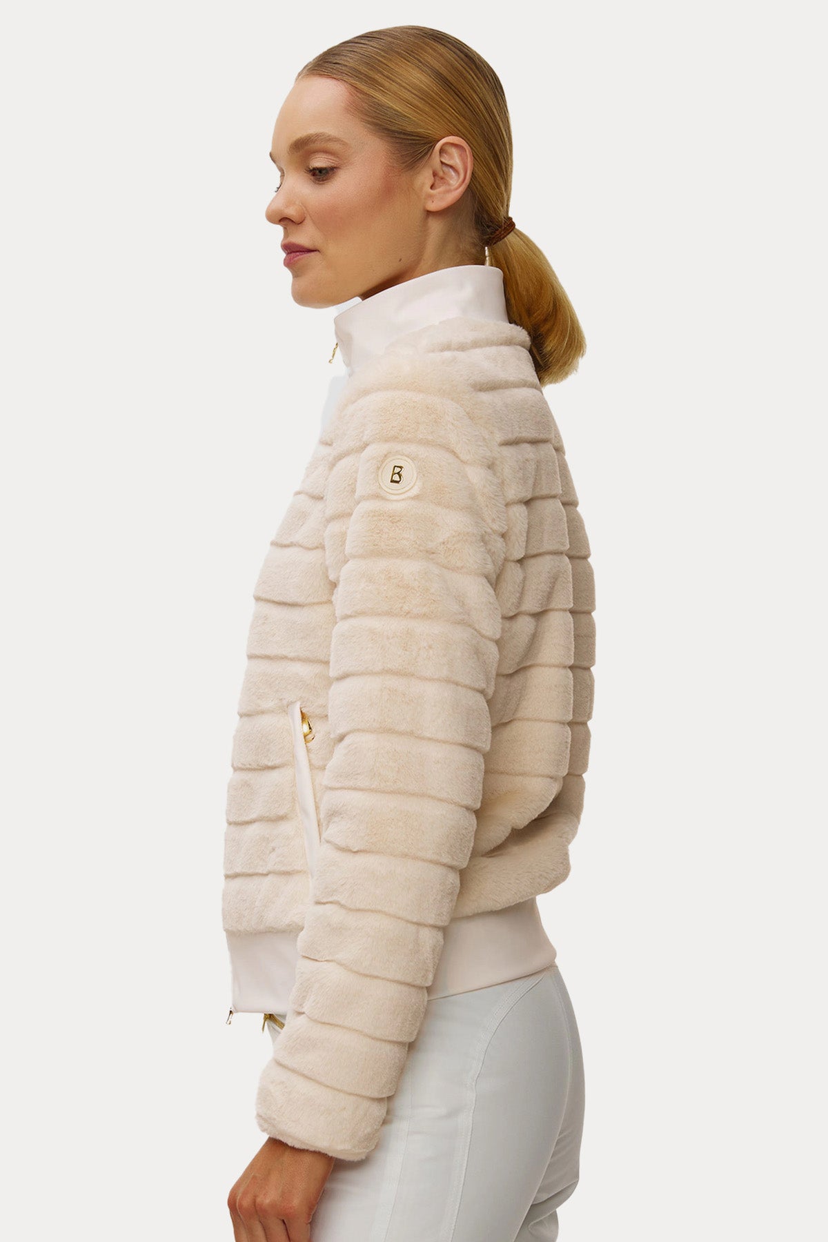 Bogner Katniss Dik Yaka Peluş Ceket