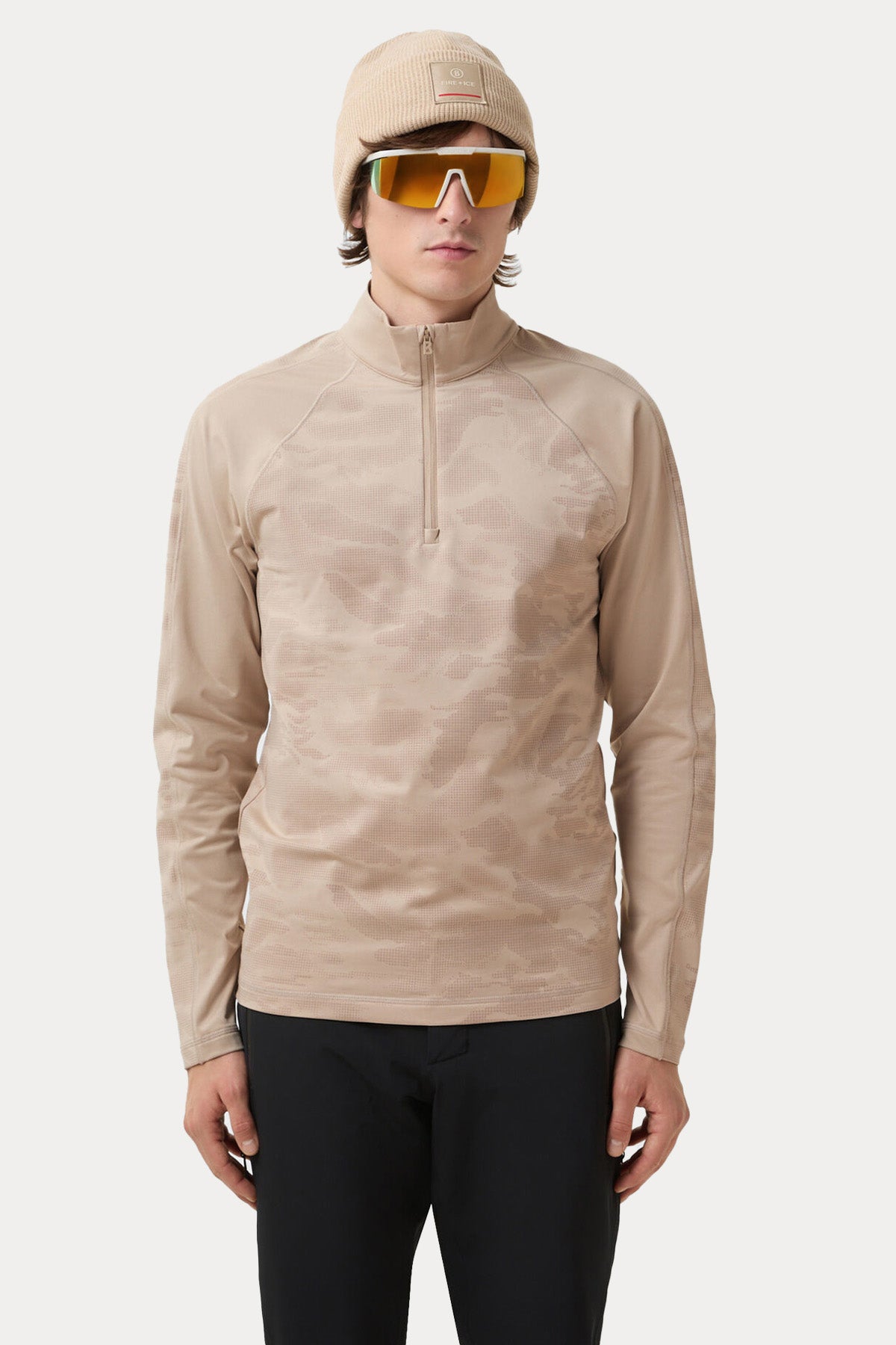 Bogner Premo Fire Ice Dik Yaka Kamuflaj Desenli Streç Termal İçlik