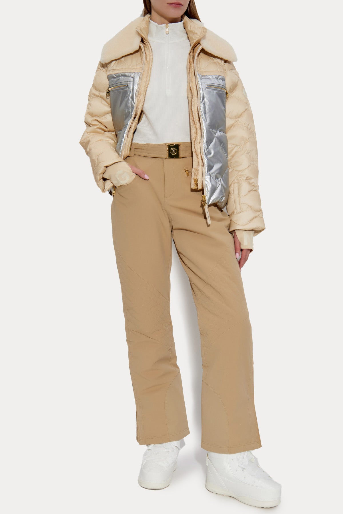 Bogner Benja Fermuarlı Dik Yaka Streç Termal İçlik