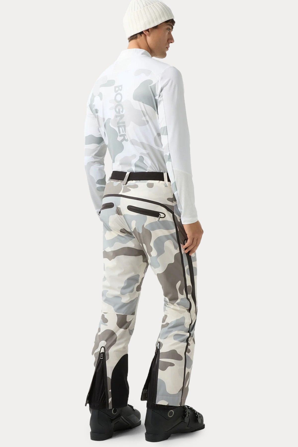Bogner & Off White Tim Kemerli Streç Kayak Pantolonu