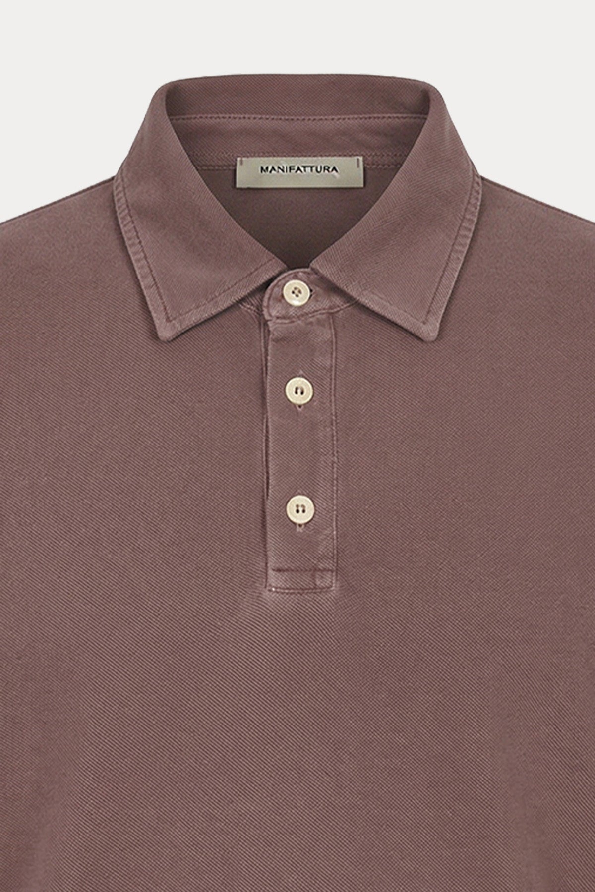 Manifattura Regular Fit Pike Kumaş Polo Yaka T-shirt-T-shirt-Libas