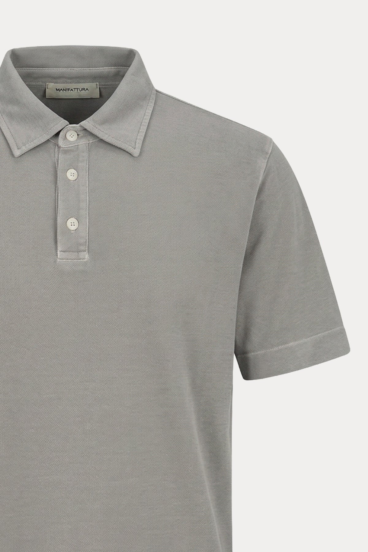 Manifattura Regular Fit Pike Kumaş Polo Yaka T-shirt-T-shirt-Libas