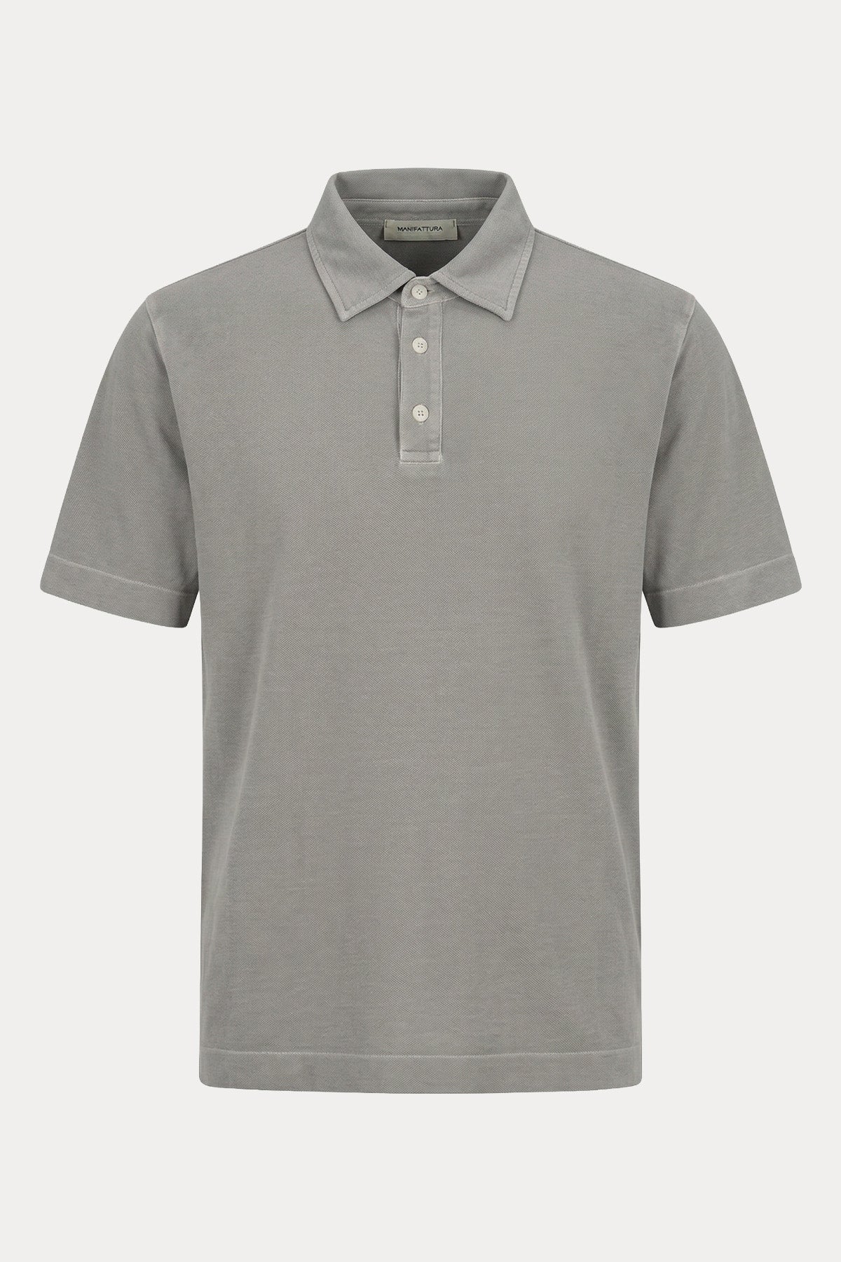 Manifattura Regular Fit Pike Kumaş Polo Yaka T-shirt-T-shirt-Libas