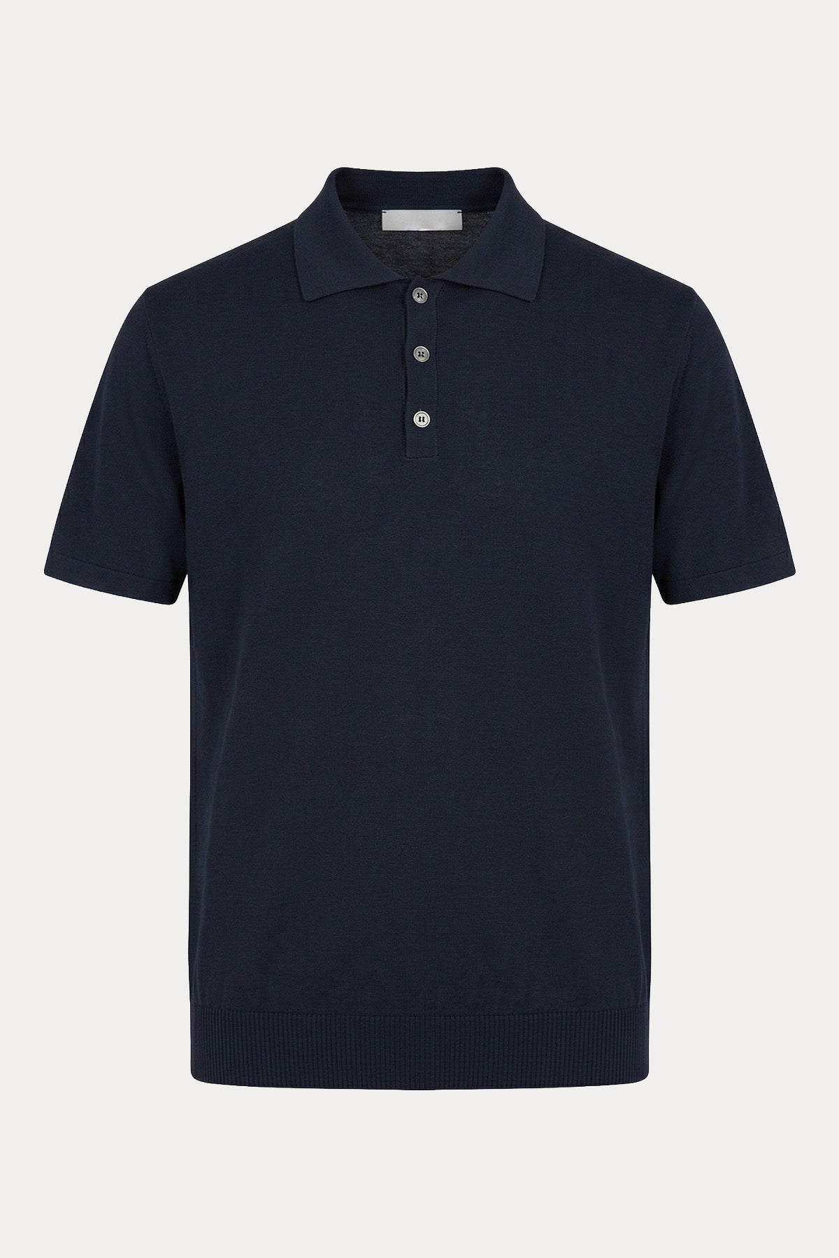 Manifattura İnce Örgü Polo Yaka T-shirt-T-shirt-Libas
