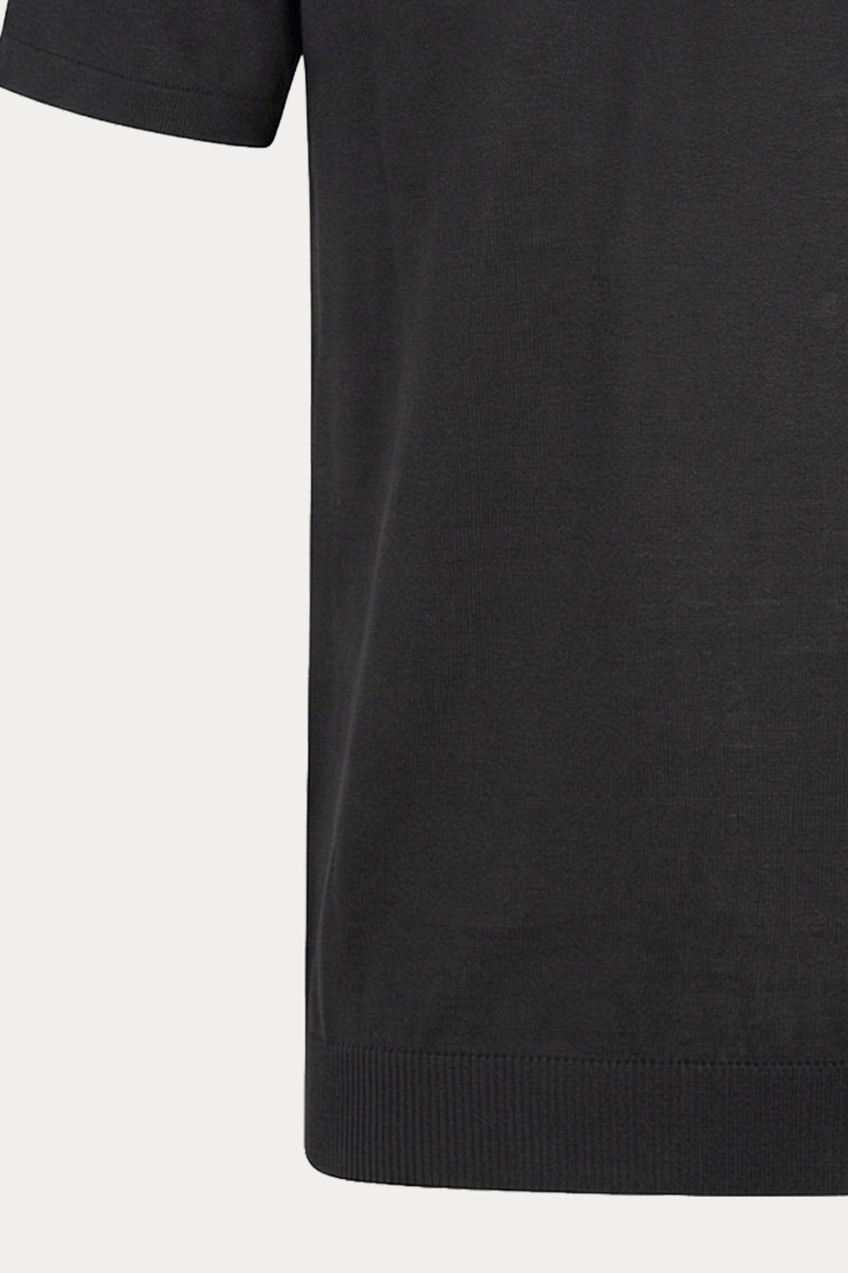 Manifattura Yuvarlak Yaka İnce Örgü T-shirt-T-shirt-Libas