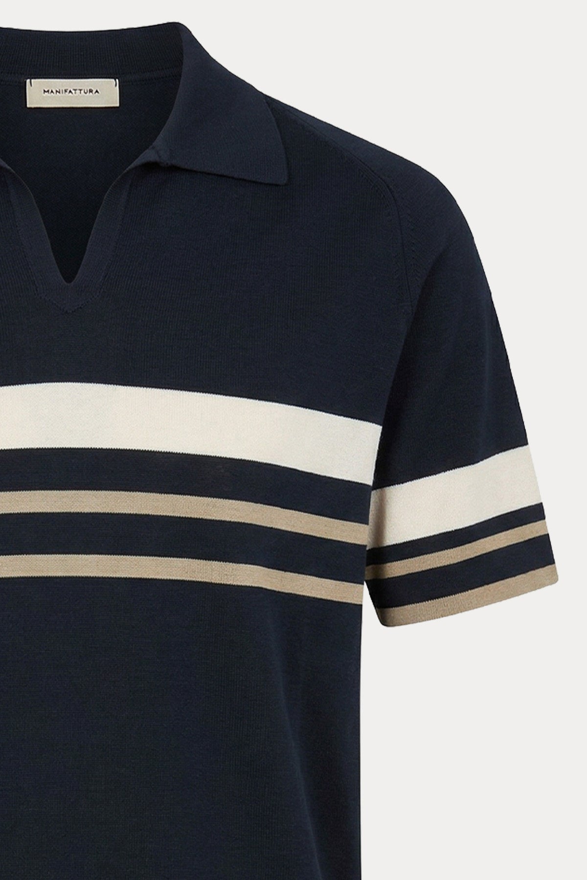 Manifattura Regular Fit Örgü Polo Yaka Triko