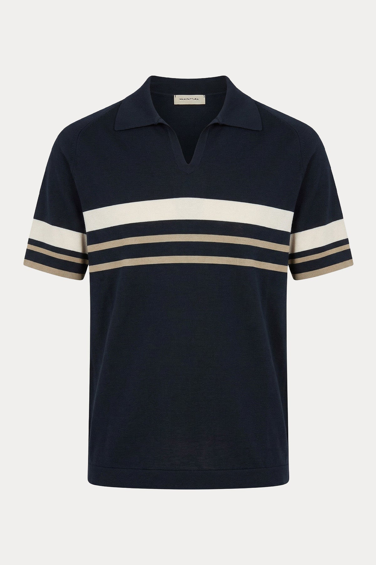 Manifattura Regular Fit Örgü Polo Yaka Triko