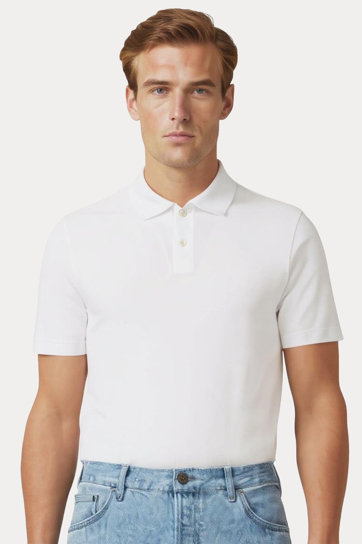 Manifattura Regular Fit Polo Yaka Streç T-shirt