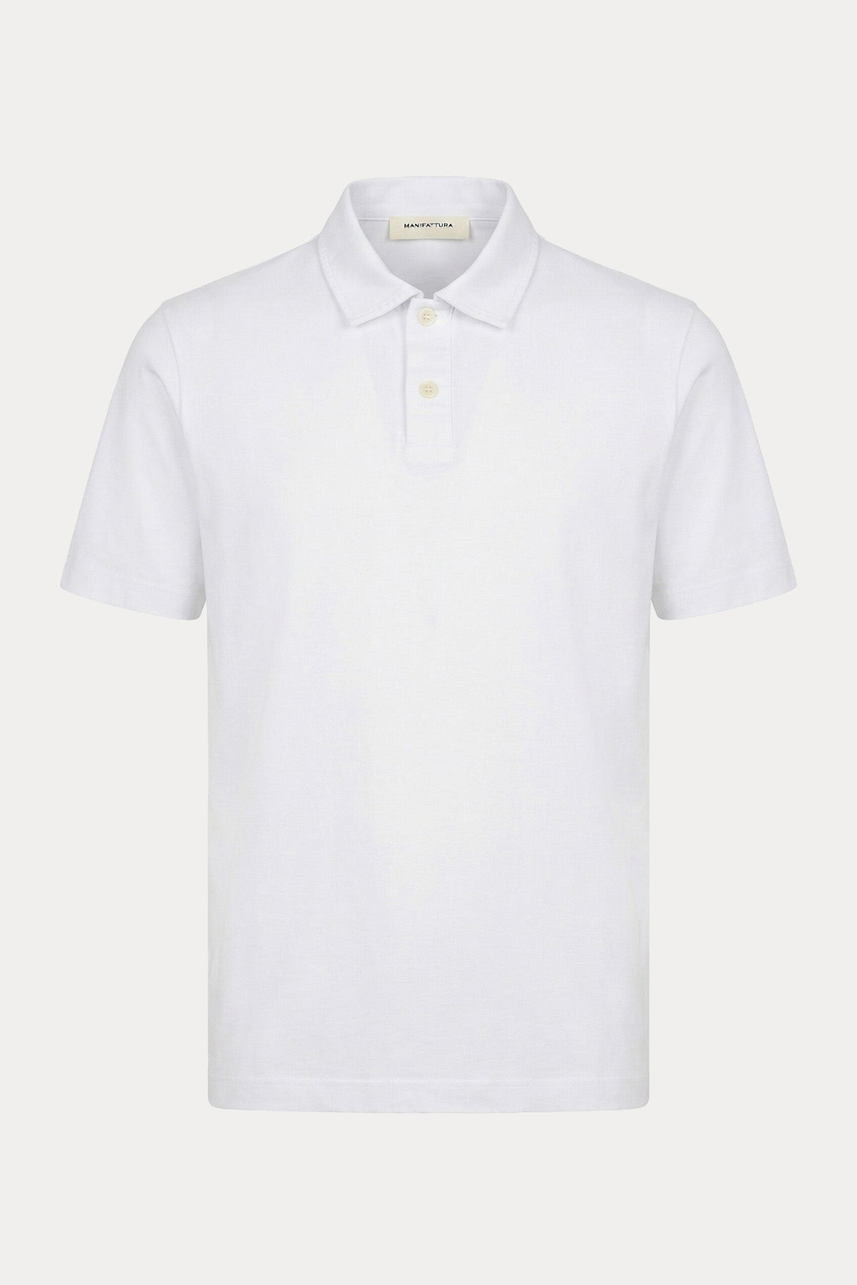 Manifattura Regular Fit Polo Yaka Streç T-shirt