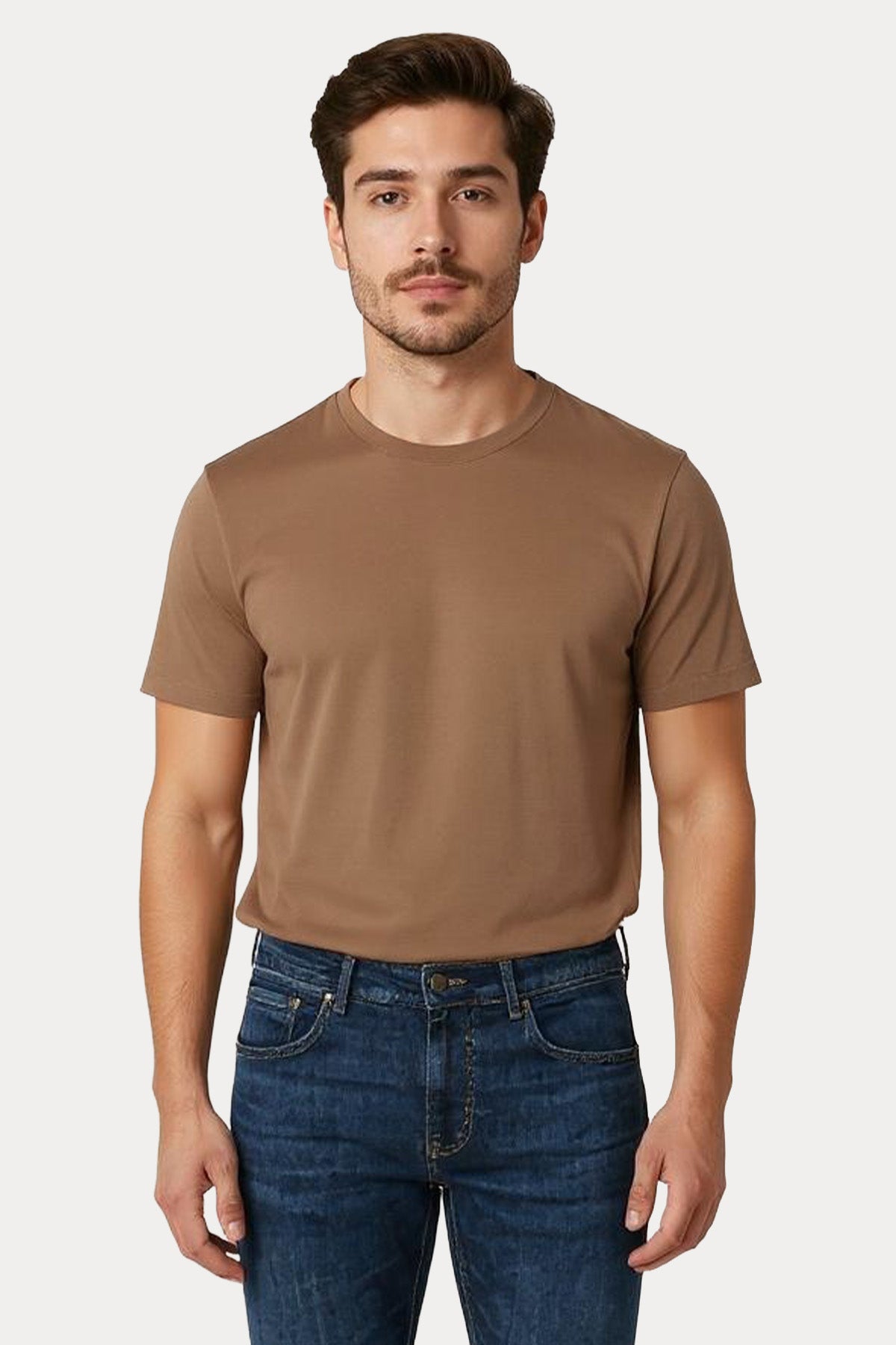 Manifattura Regular Fit Yuvarlak Yaka Streç T-shirt