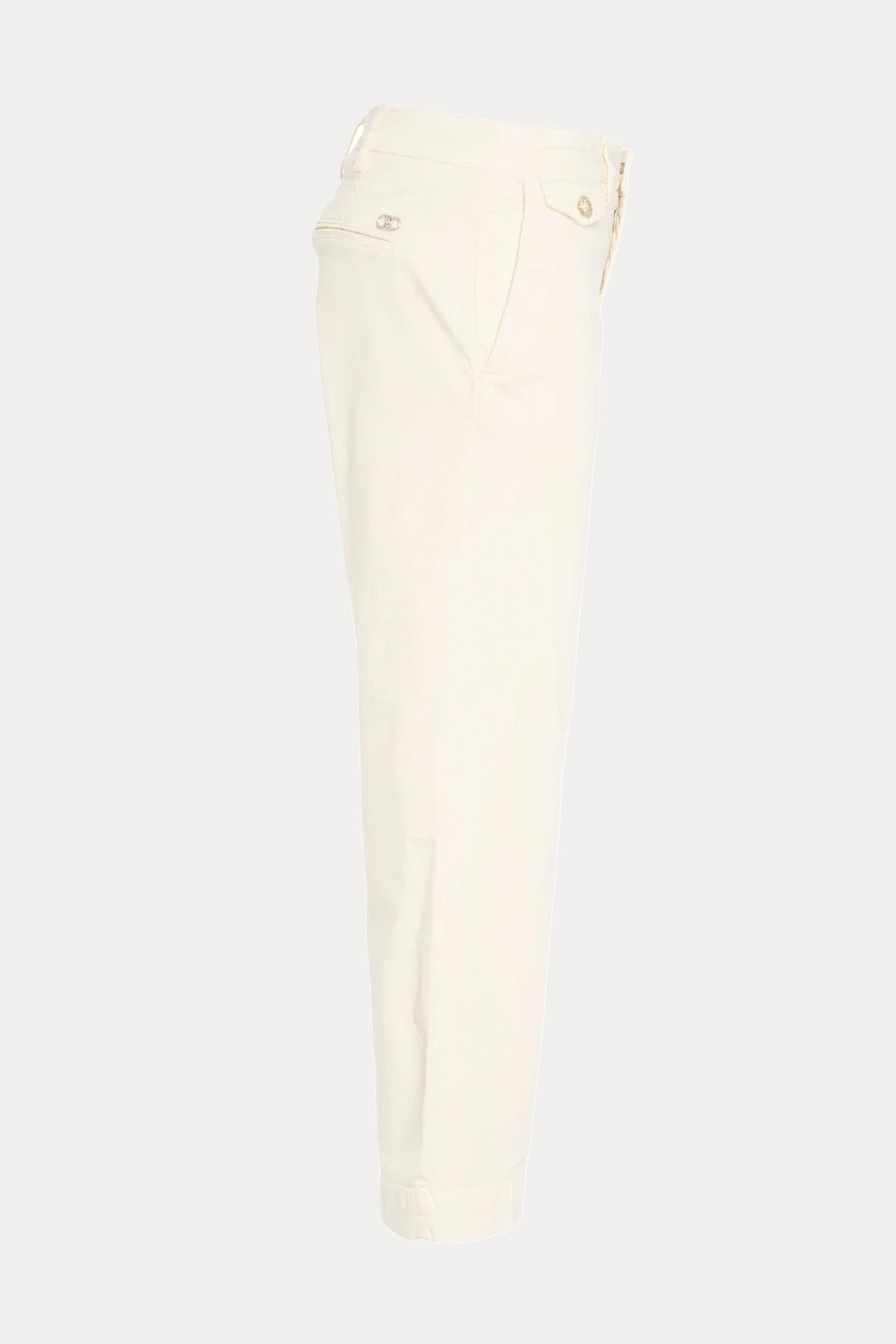 Liu Jo Straight Fit Crop Paça Streç Pantolon