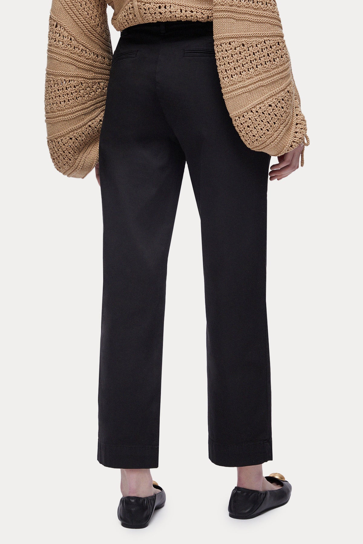 Liu Jo Straight Fit Crop Paça Streç Pantolon-Pantolon-Libas