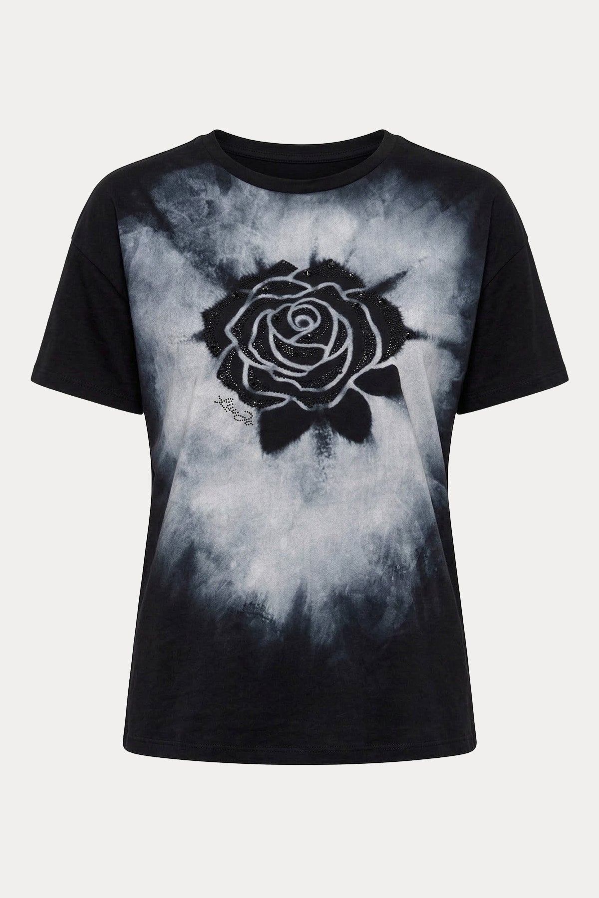 Liu Jo Comfort Fit Yuvarlak Yaka Desenli T-shirt-T-shirt-Libas