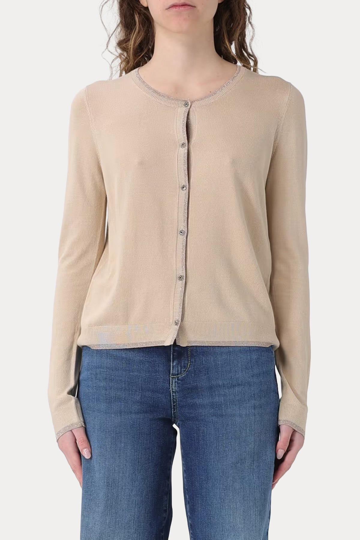 Liu Jo İnce Örgü Triko Ceket