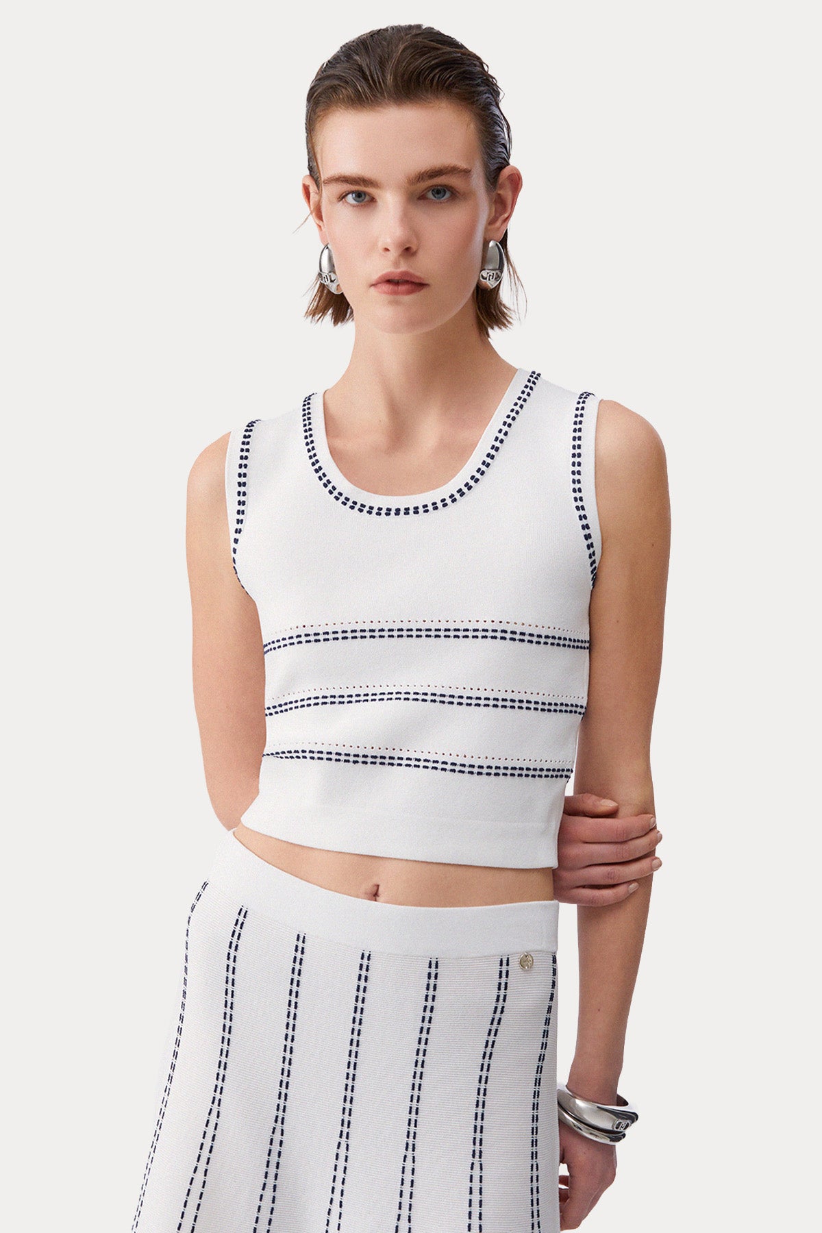 Liu Jo Slim Fit İnce Örgü Bluz