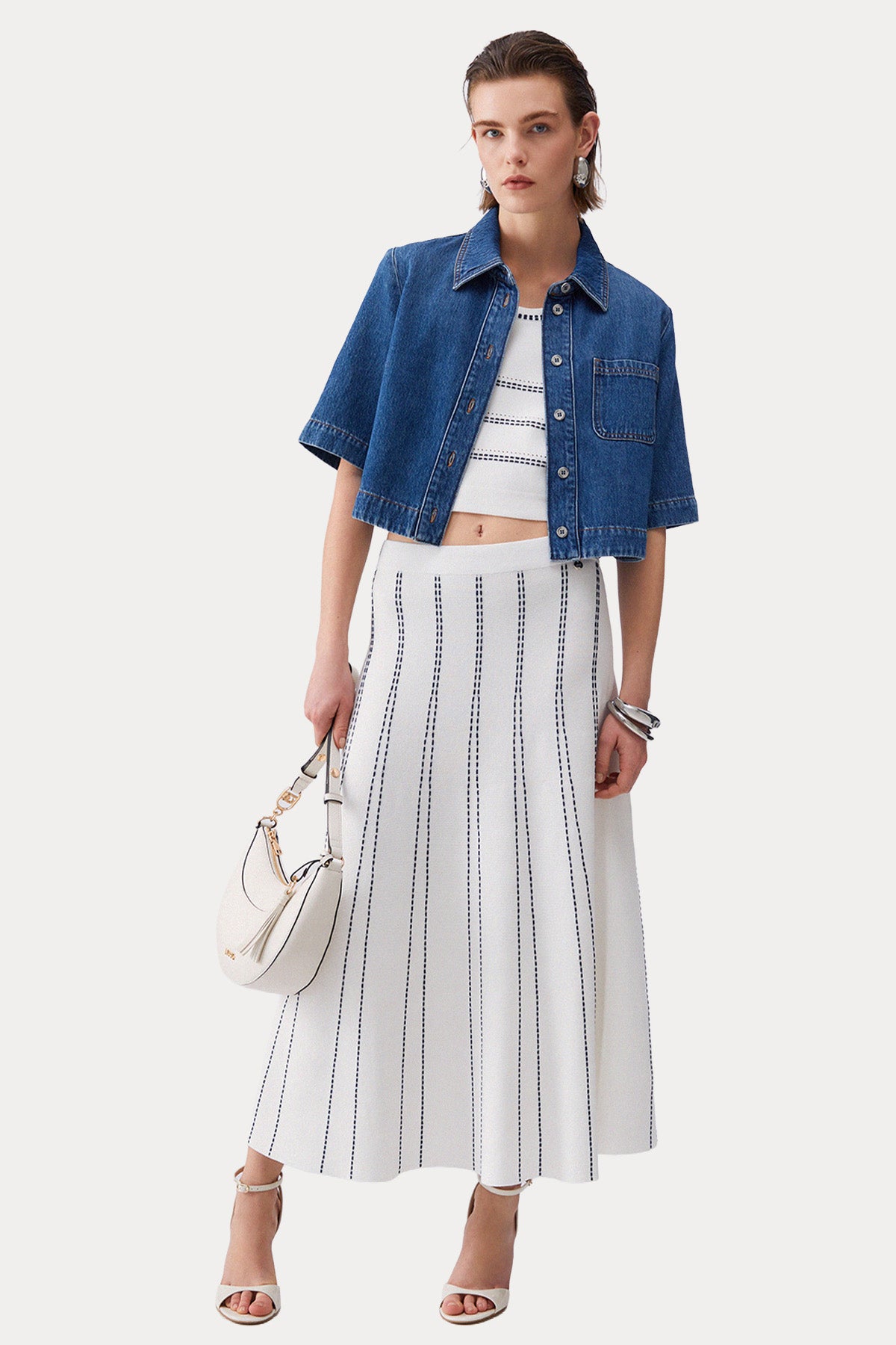 Liu Jo Slim Fit İnce Örgü Bluz