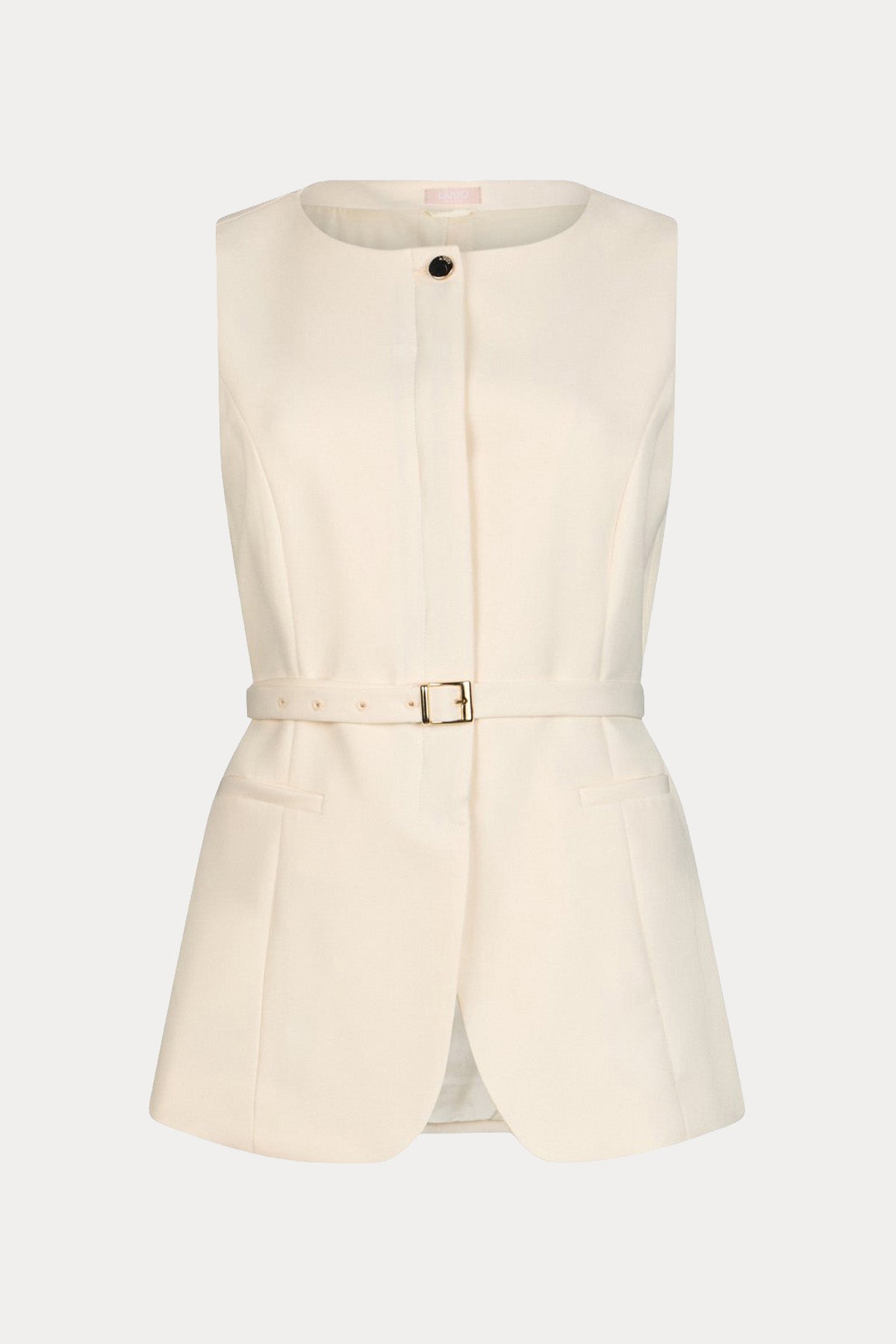 Liu Jo Regular Fit Kemerli Streç Yelek