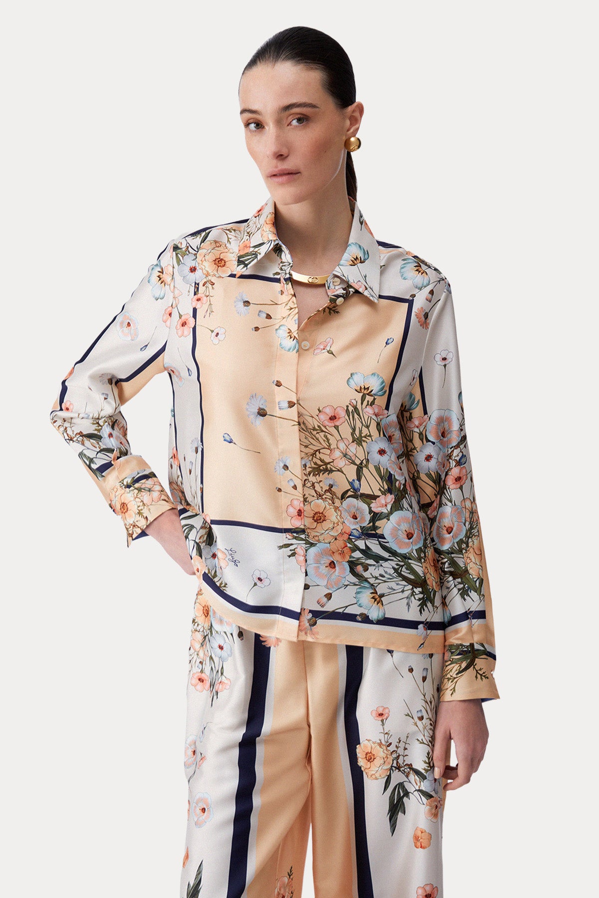 Liu Jo Comfort Fit Desenli Gömlek