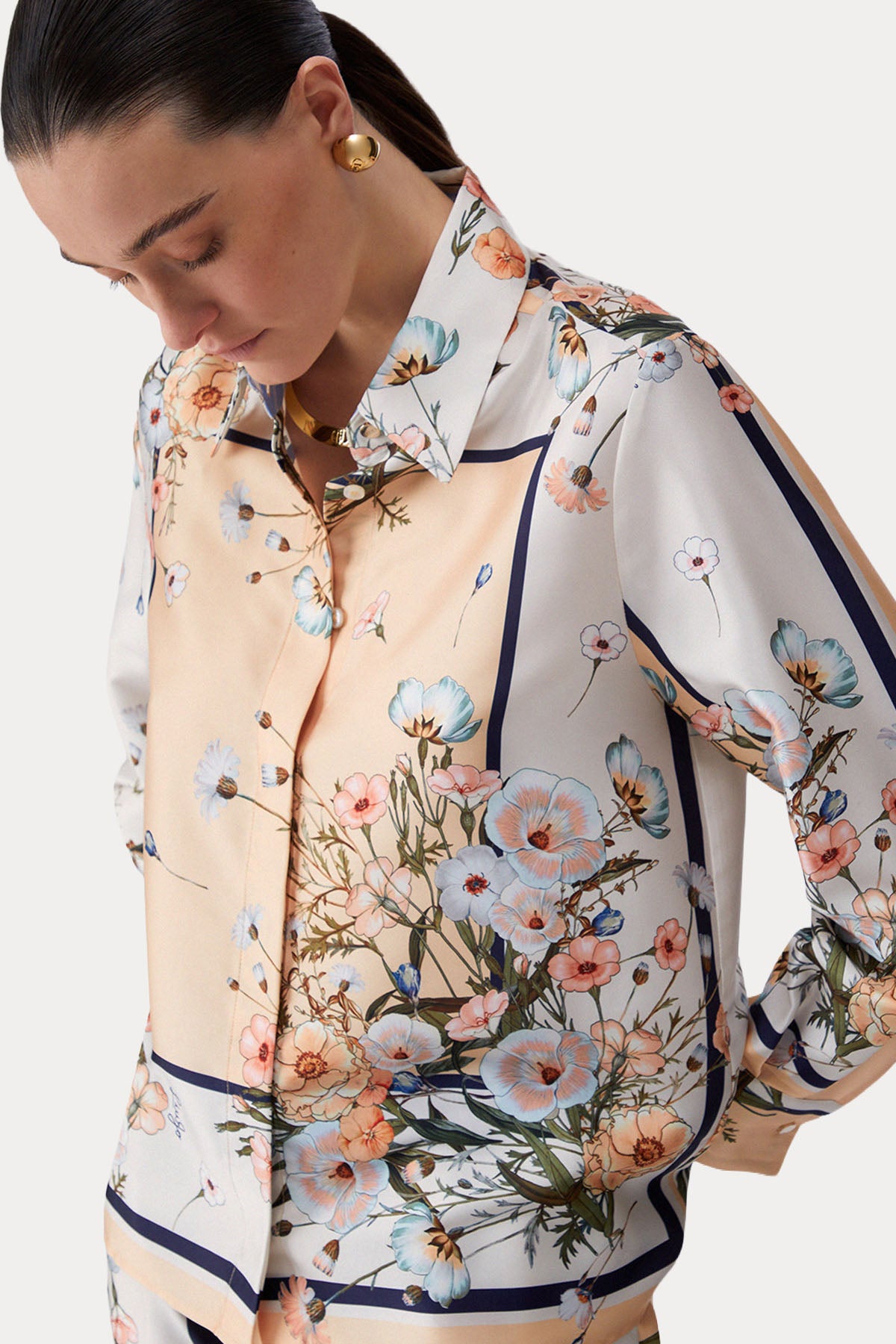 Liu Jo Comfort Fit Desenli Gömlek