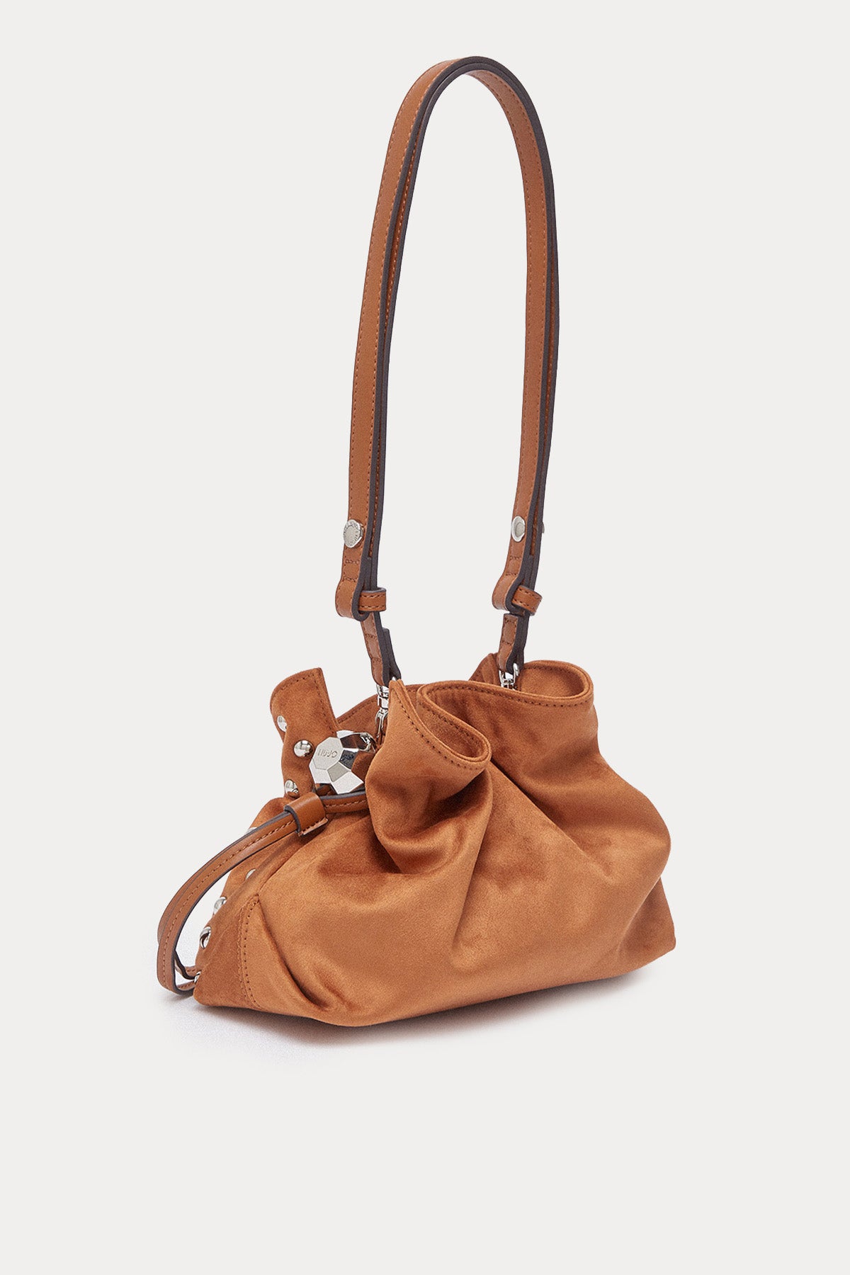Liu Jo Troklu Süet Omuz Çantası