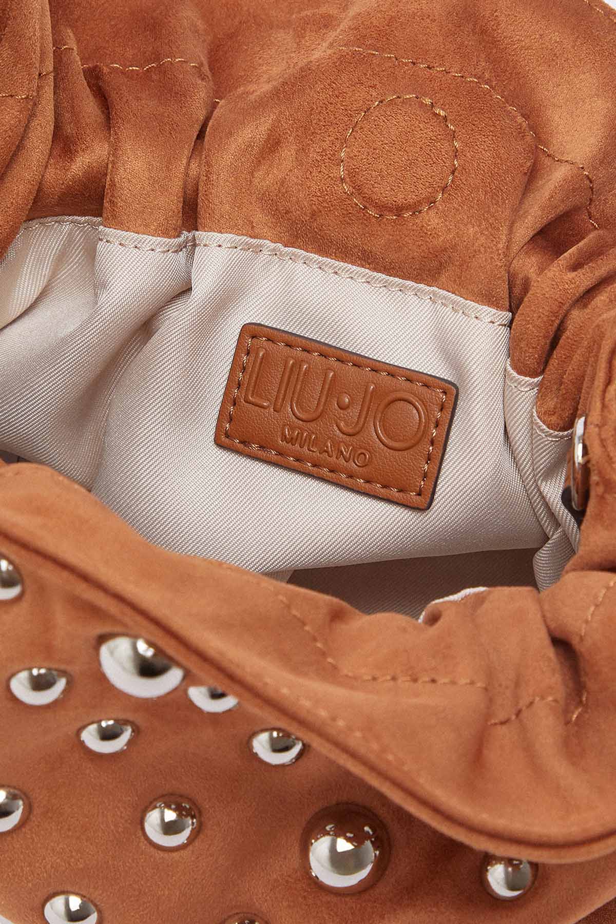 Liu Jo Troklu Süet Omuz Çantası