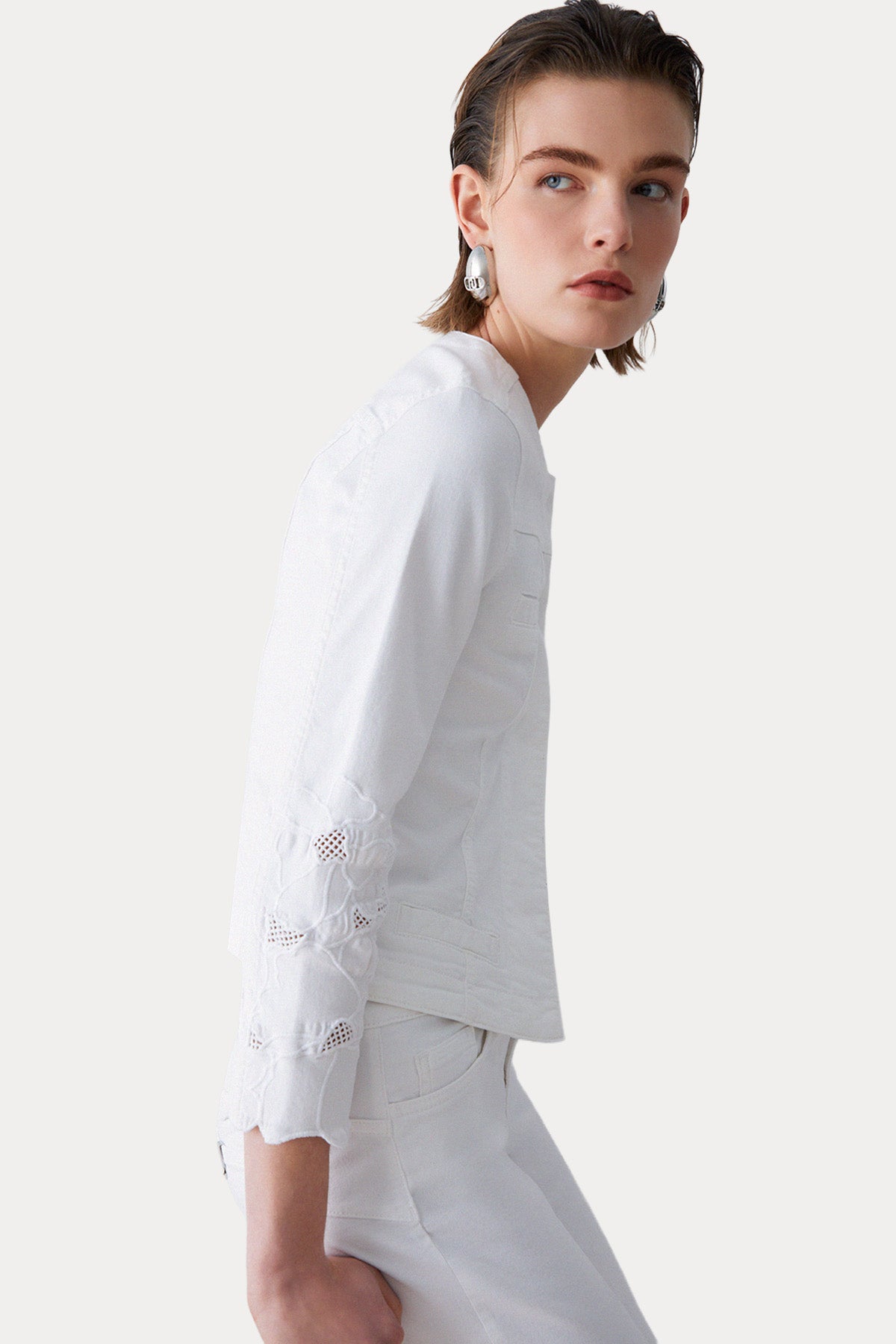 Liu Jo Slim Fit Nakış Detaylı Ceket-Ceket-Libas