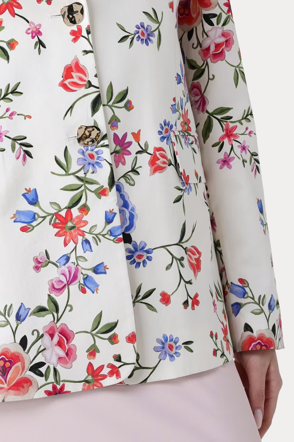 Liu Jo Relaxed Fit Çiçek Desenli Blazer Ceket