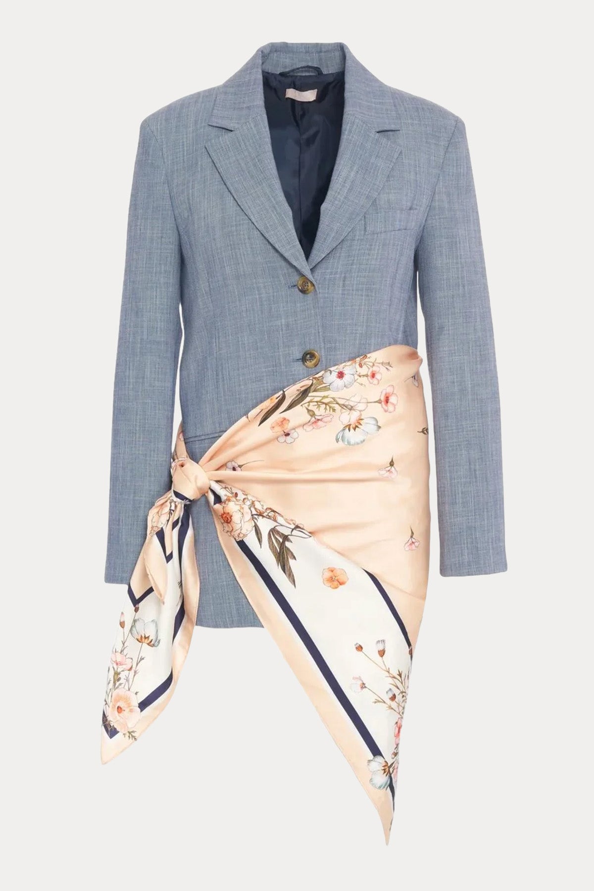 Liu Jo Relaxed Fit Fular Aksesuarlı Blazer Ceket