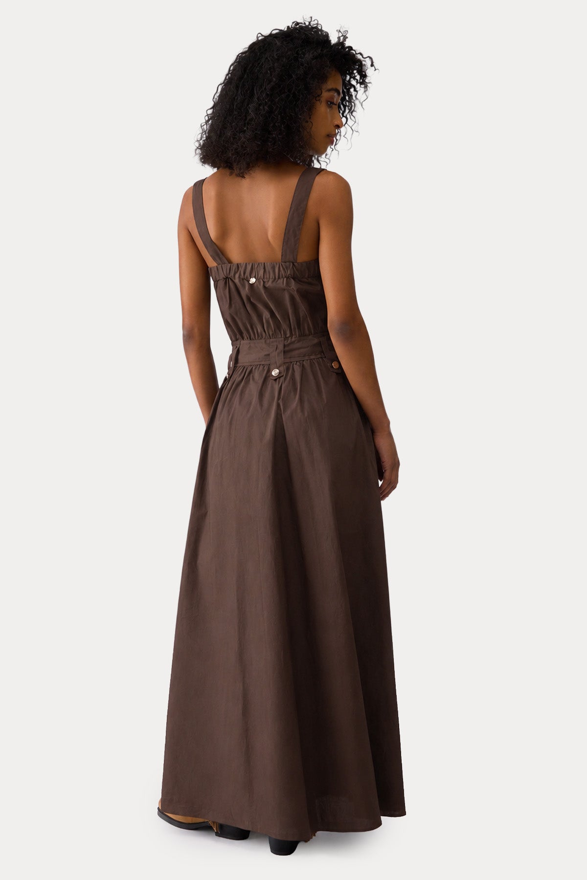 Liu Jo Relaxed Fit Kemerli Maxi Elbise