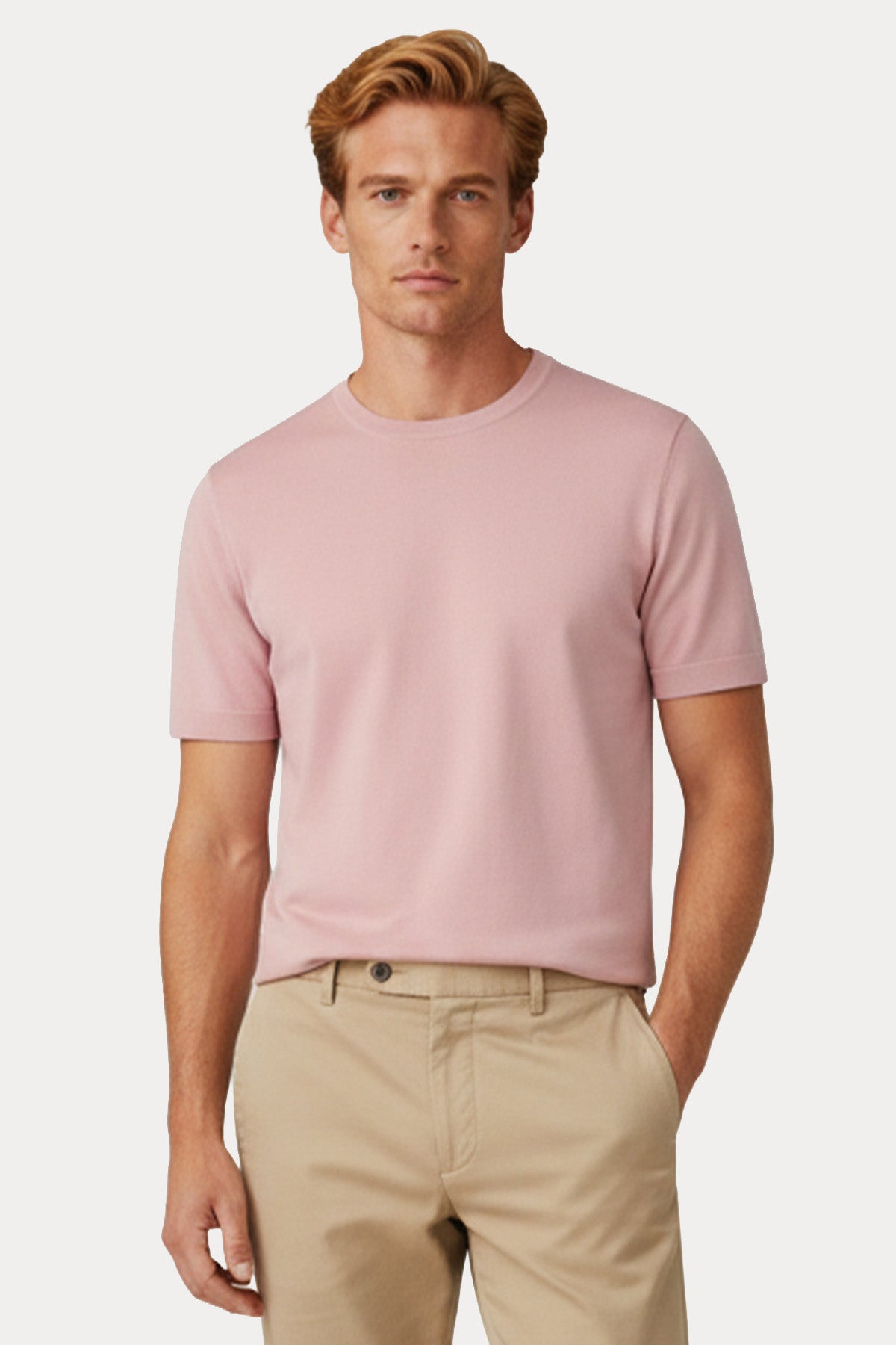 Gran Sasso Regular Fit Yuvarlak Yaka T-shirt