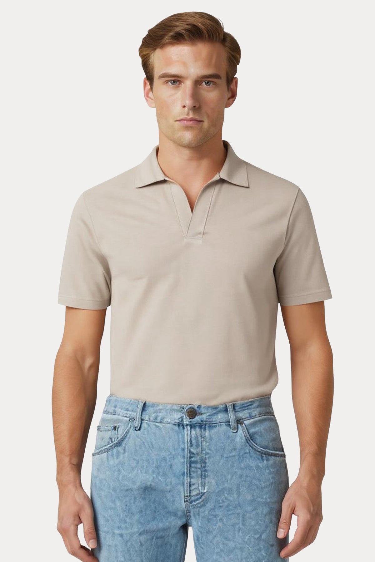 Gran Sasso Regular Fit Polo Yaka T-shirt