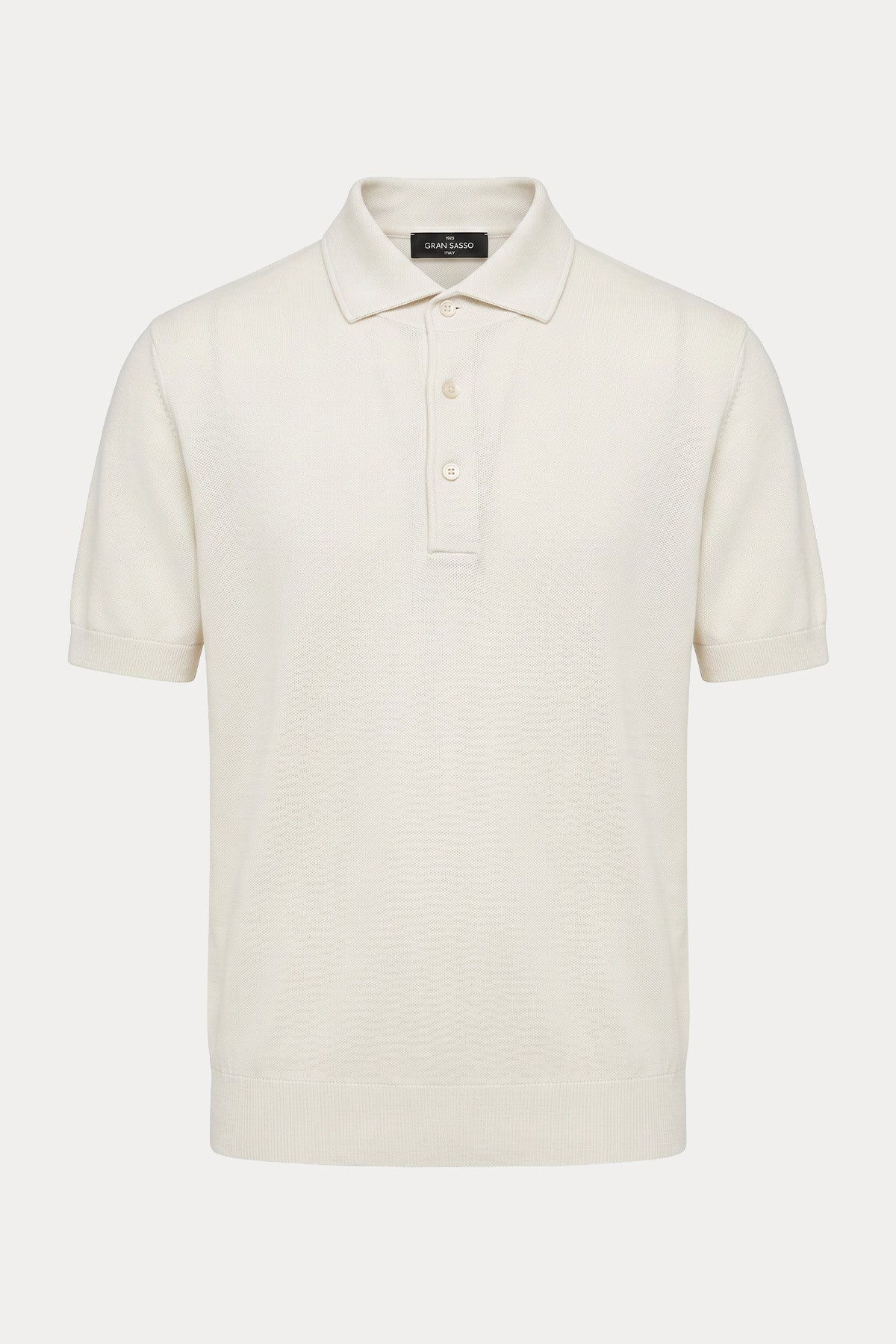 Gran Sasso Regular Fit Polo Yaka İpek T-shirt-T-shirt-Libas