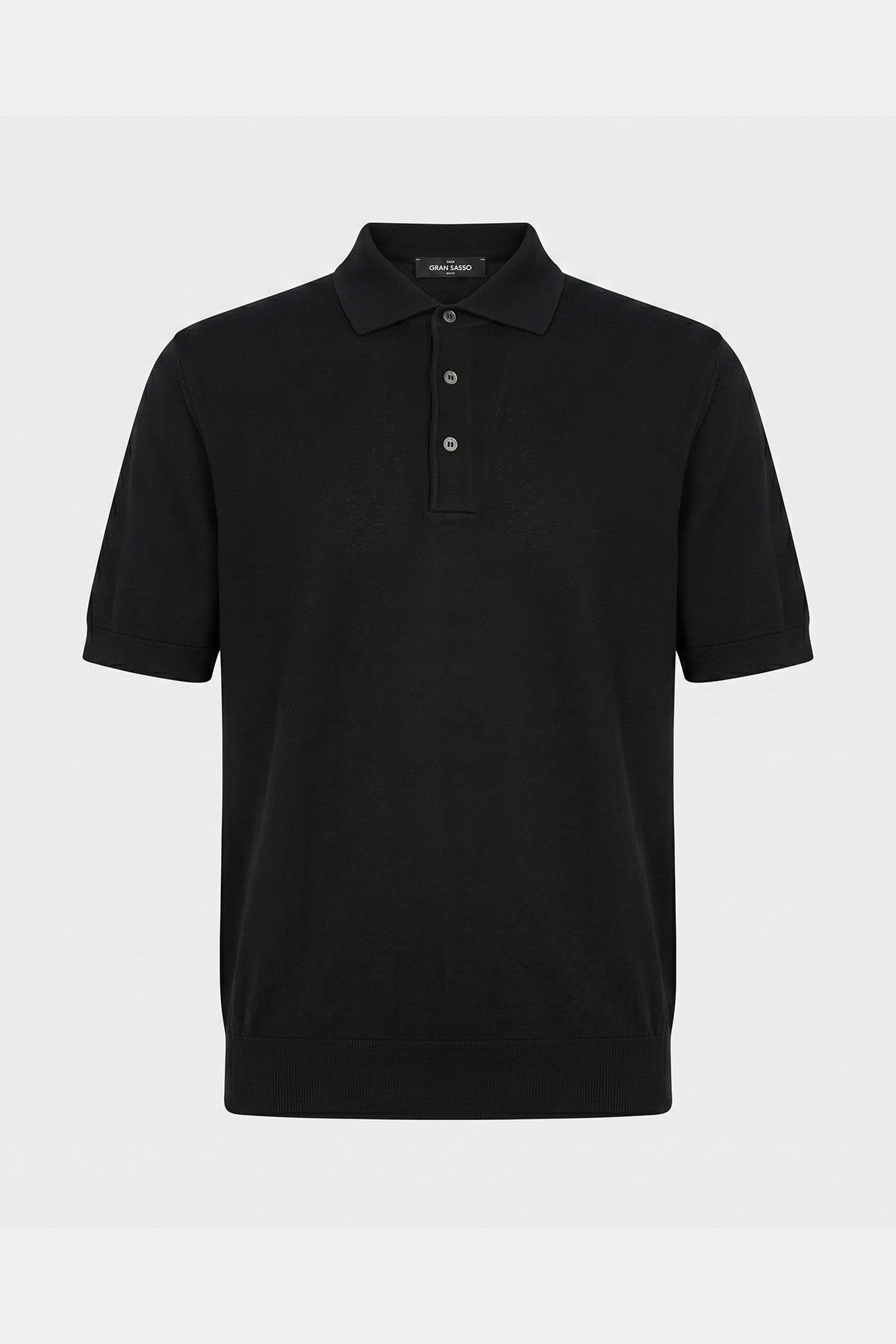 Gran Sasso Regular Fit Polo Yaka İpek T-shirt-T-shirt-Libas