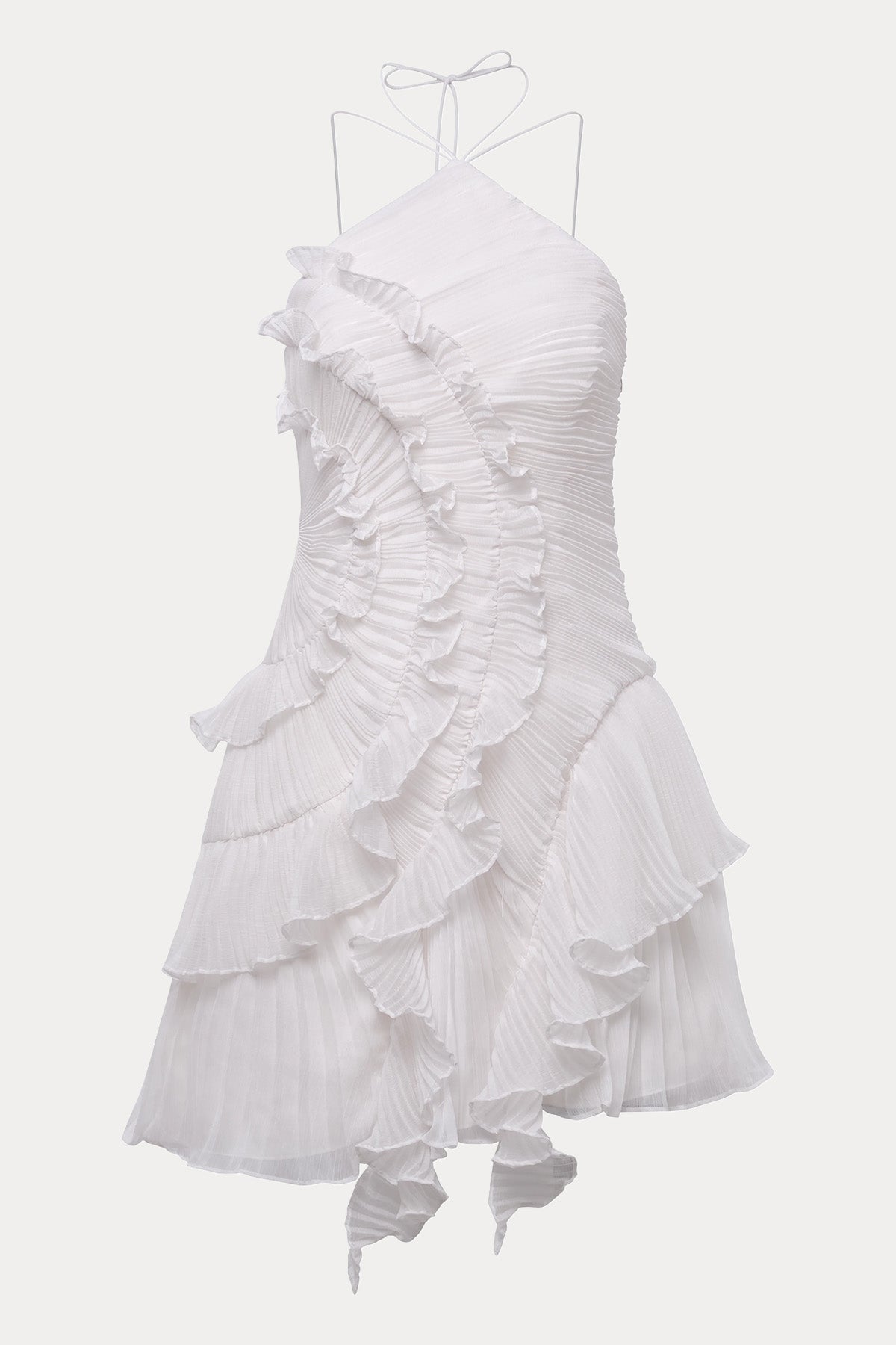 Amur Velora Asimetrik Mini Abiye Elbise