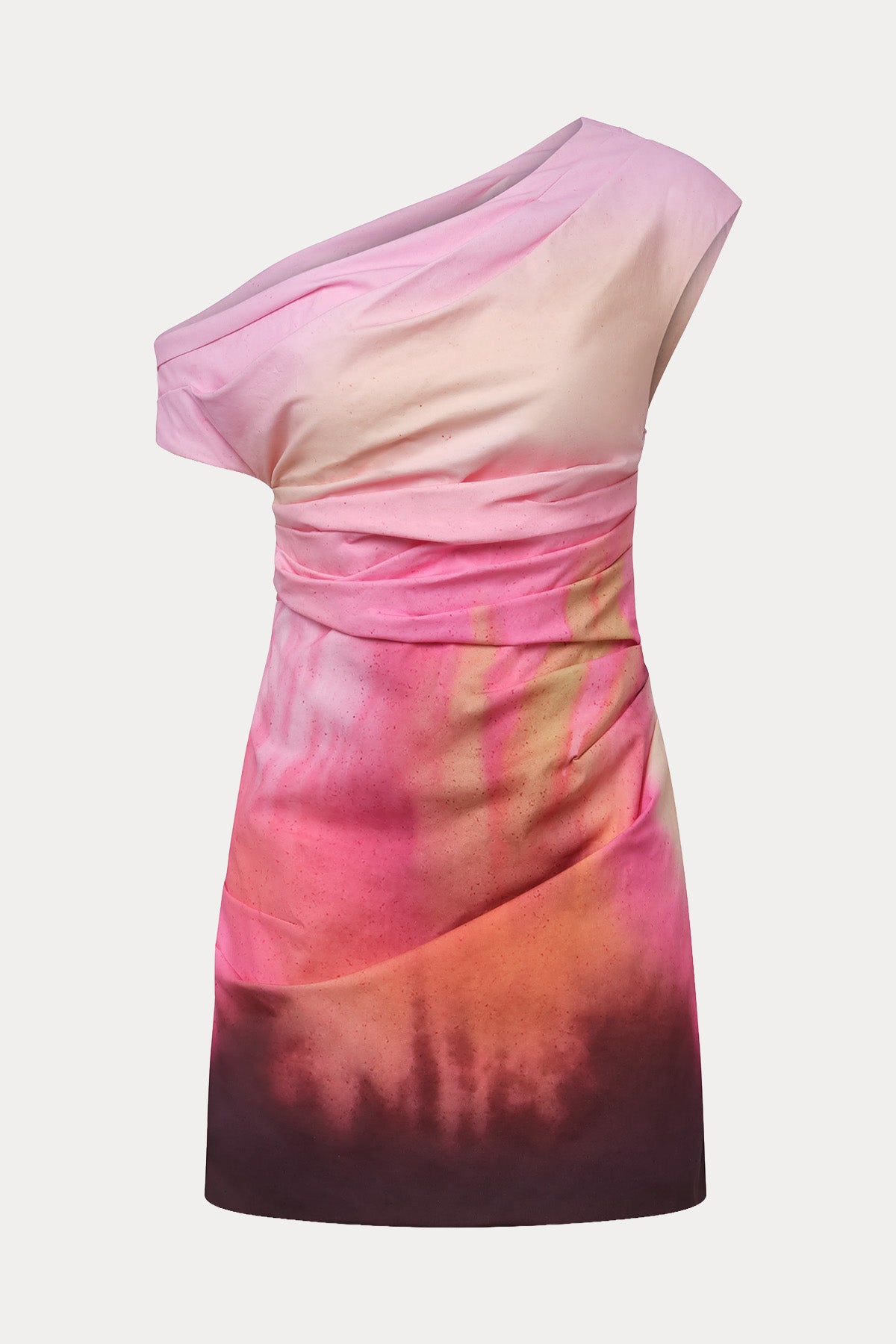 Amur Ysella Tek Omuz Mini Abiye Elbise