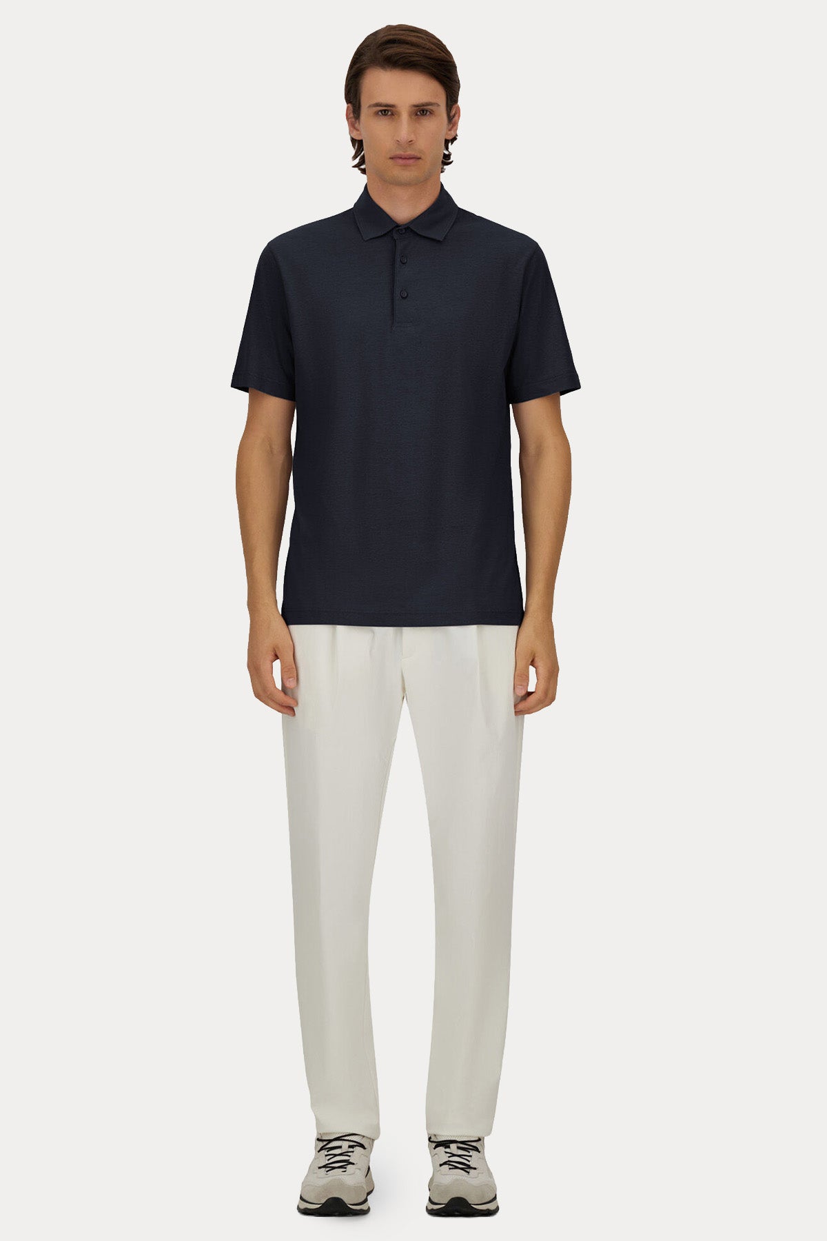 Herno Regular Fit Polo Yaka T-shirt-T-shirt-Libas