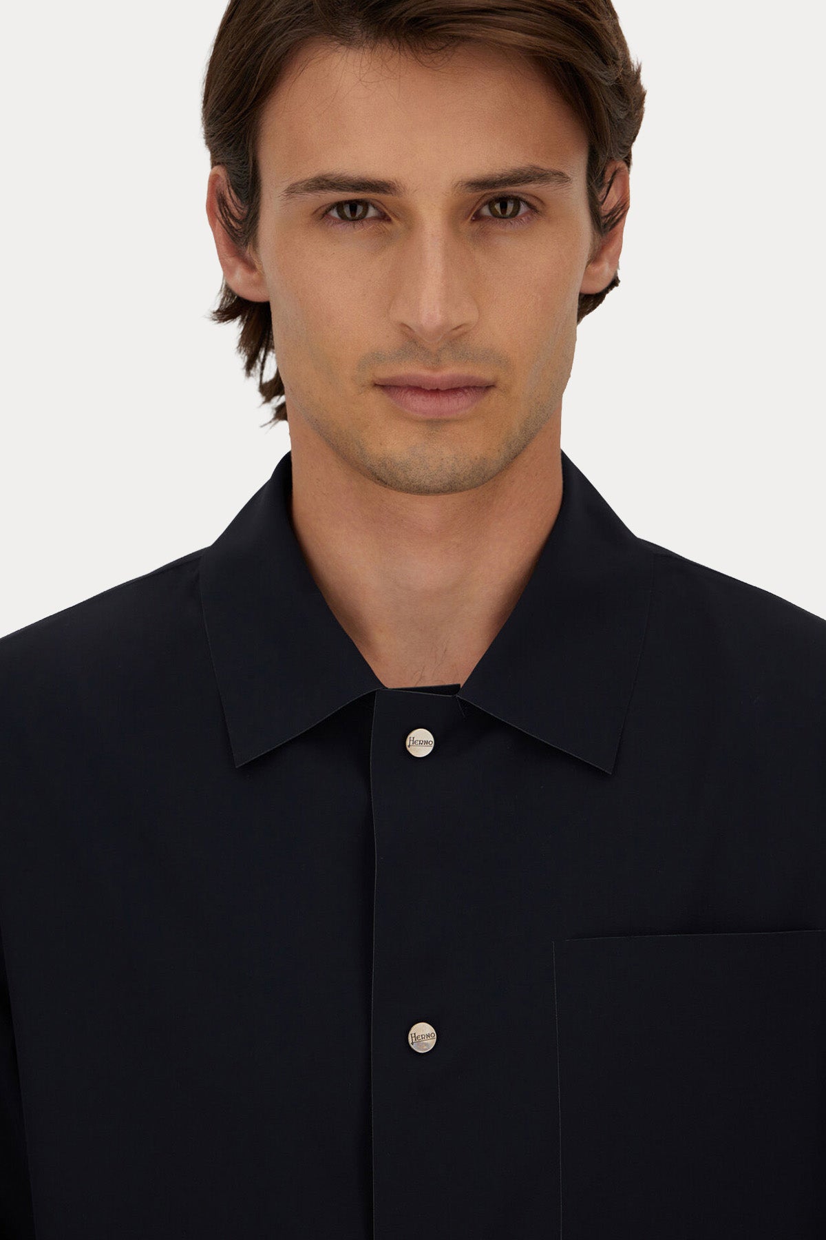 Herno Regular Fit Streç Gömlek Ceket-Ceket-Libas