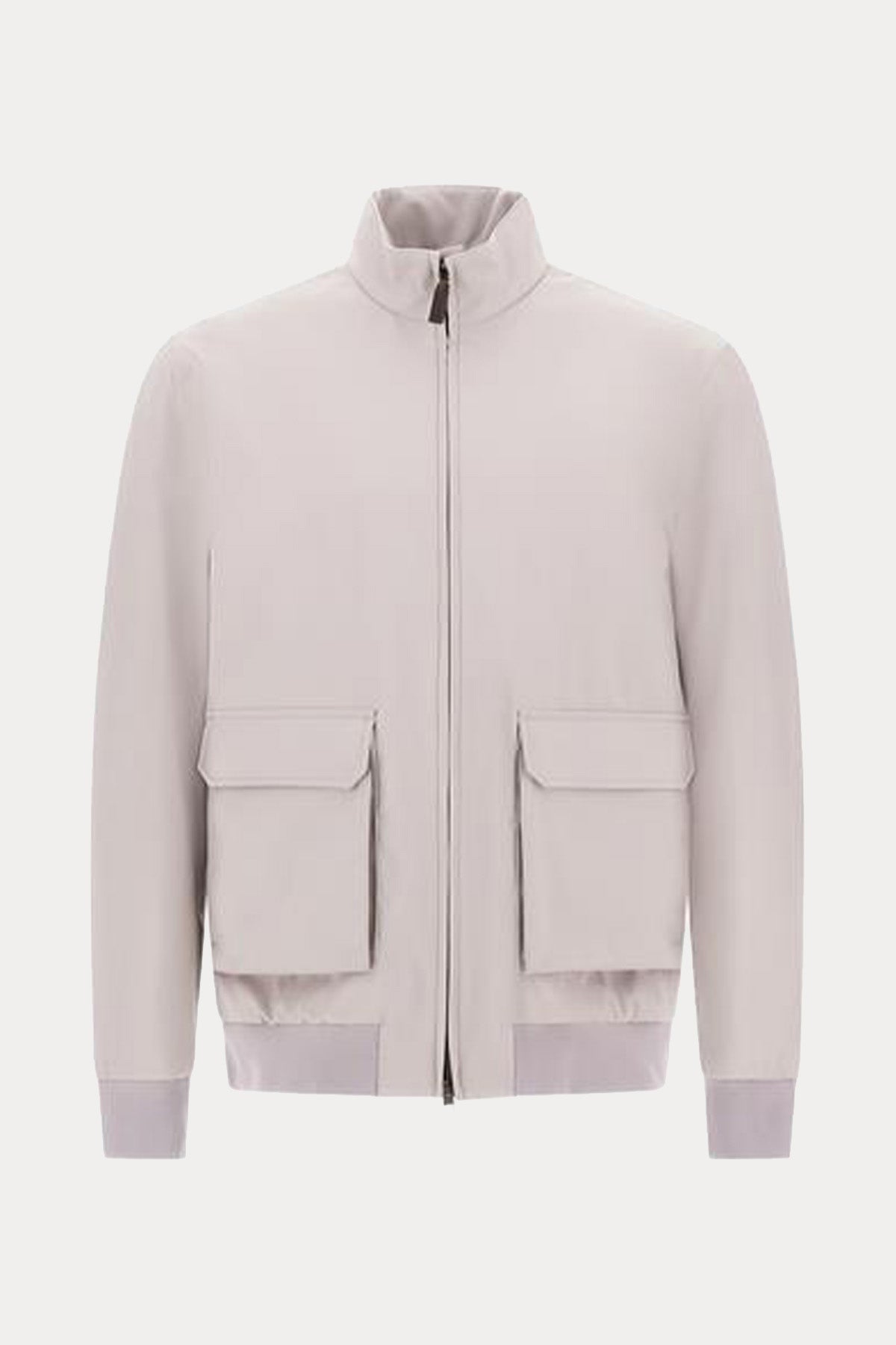 Herno Regular Fit Spor Cepli Yün Ceket