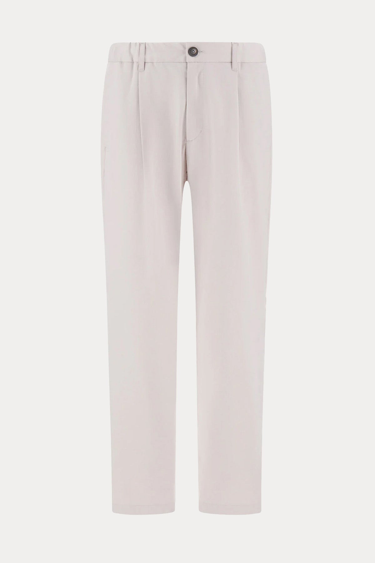 Herno Regular Fit Beli Lastikli Tek Pile Yandan Cepli Pantolon