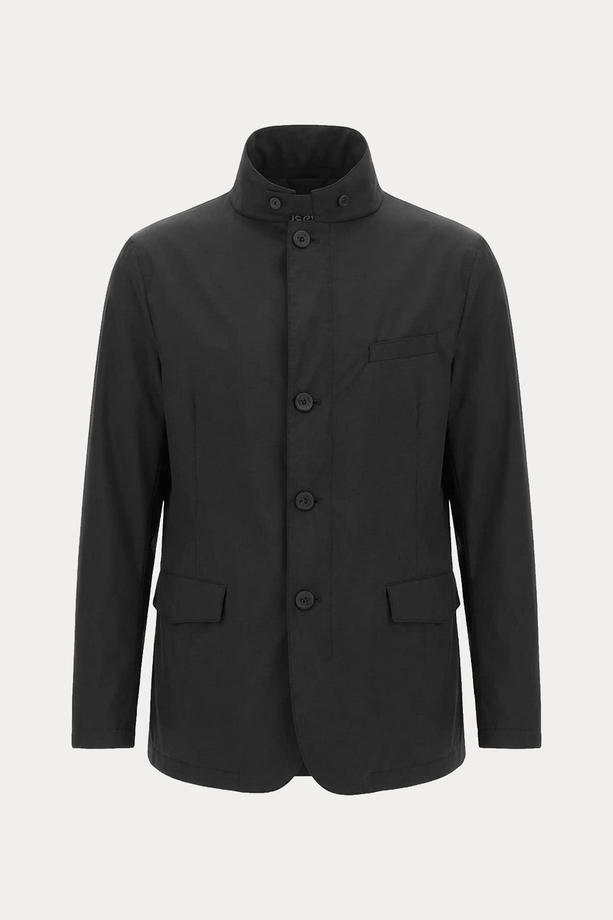 Herno Regular Fit Dik Yaka Teknik Kumaş Ceket-Ceket-Libas