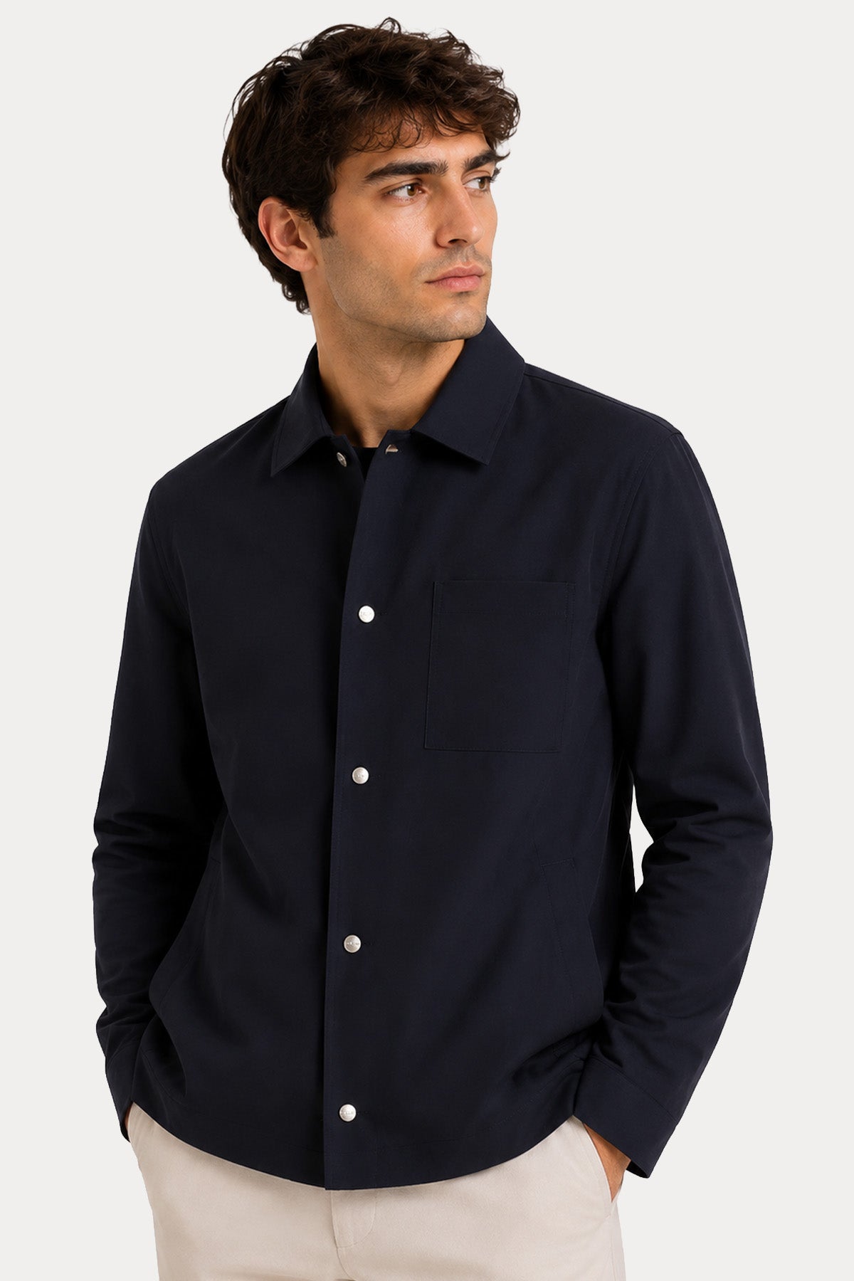 Herno Regular Fit Streç Gömlek Ceket