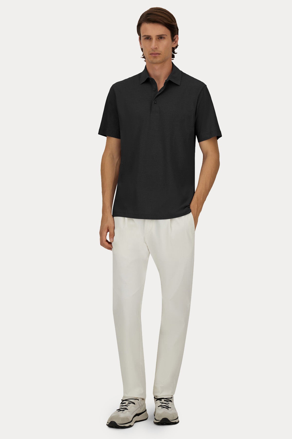 Herno Regular Fit Polo Yaka T-shirt-T-shirt-Libas