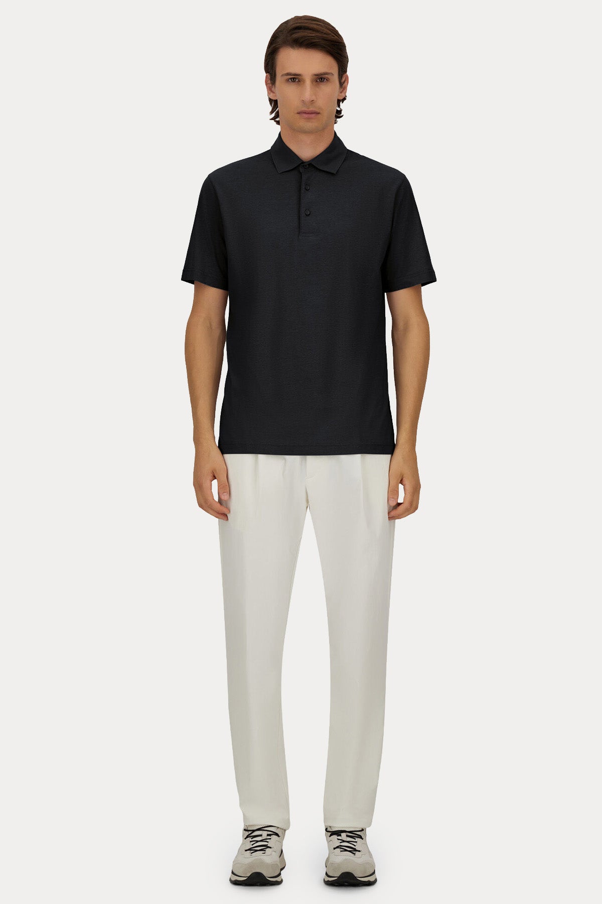 Herno Regular Fit Polo Yaka T-shirt-T-shirt-Libas